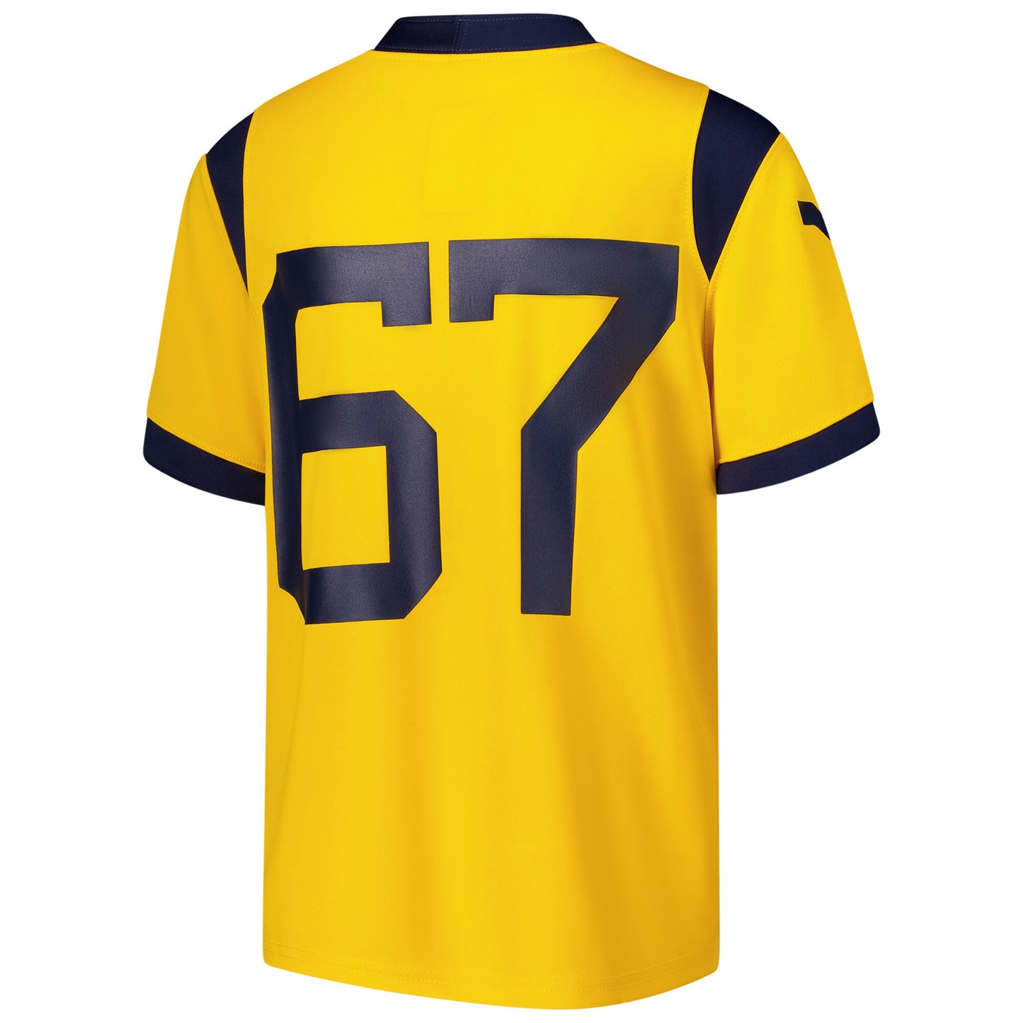 #67 West Virginia Mountaineers Nike Youth Alternate Game Jersey - Gold
