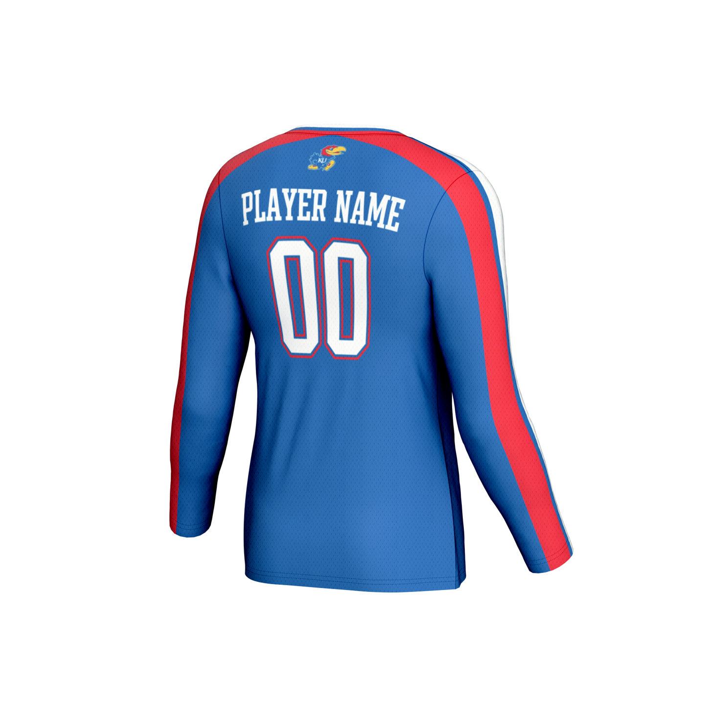 Kansas Jayhawks GameDay Greats Youth NIL Pick-A-Player Collegiate Women's Volleyball Lightweight Fashion Jersey - Royal