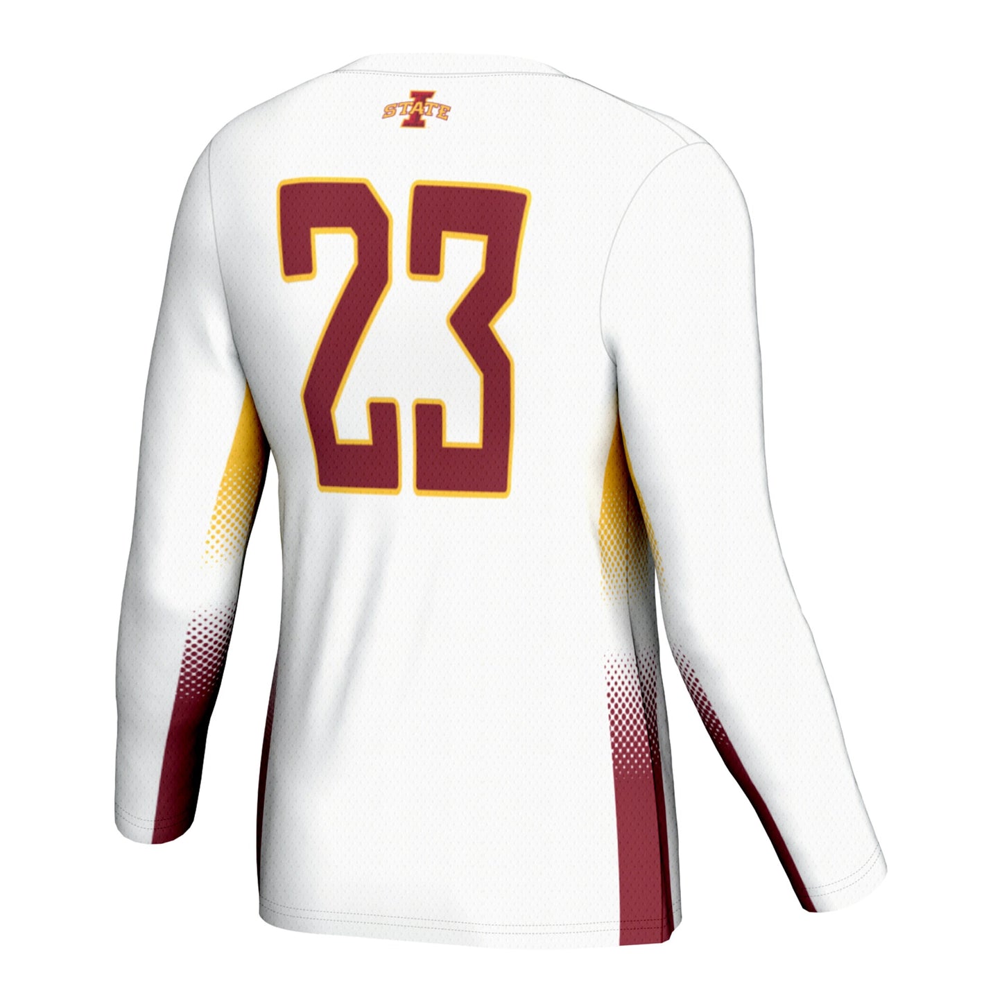 #23 Iowa State Cyclones GameDay Greats Youth Lightweight Women's Volleyball Jersey - White