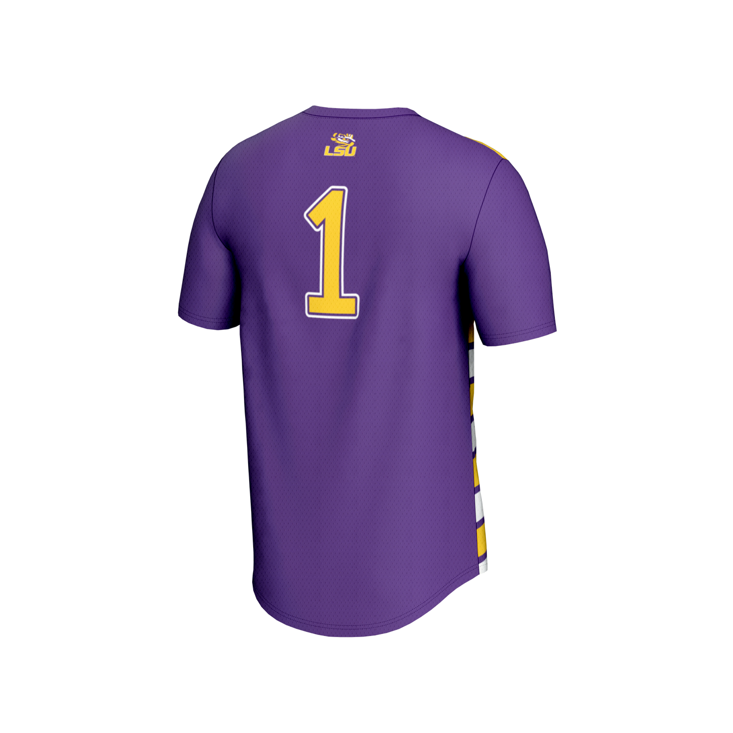 #1 LSU Tigers GameDay Greats Lightweight Soccer Fashion Jersey - Purple
