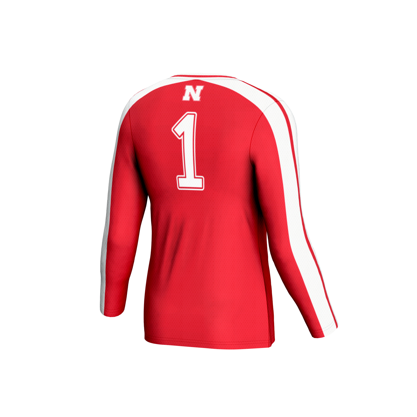 Nebraska Huskers GameDay Greats Unisex Women's Volleyball Lightweight Fashion Jersey - Scarlet