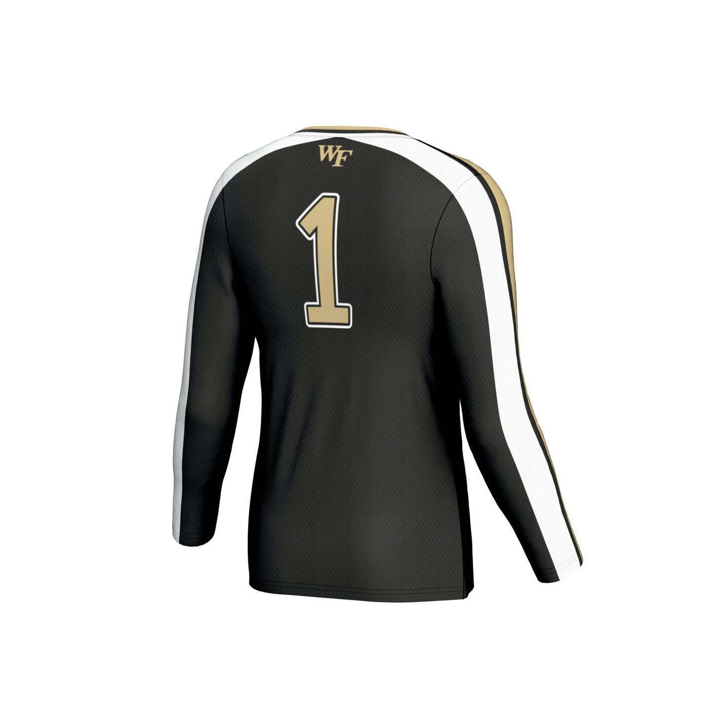 Wake Forest Demon Deacons GameDay Greats Youth #1 Lightweight Volleyball Fashion Jersey - Black