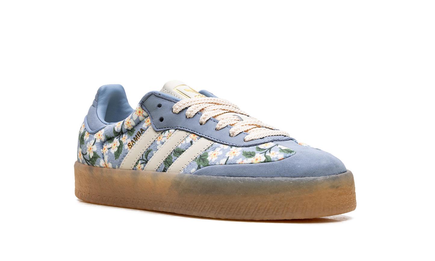 Sambae WMNS "Liberty London Floral Embroidery Blue Cream White" JQ6046
