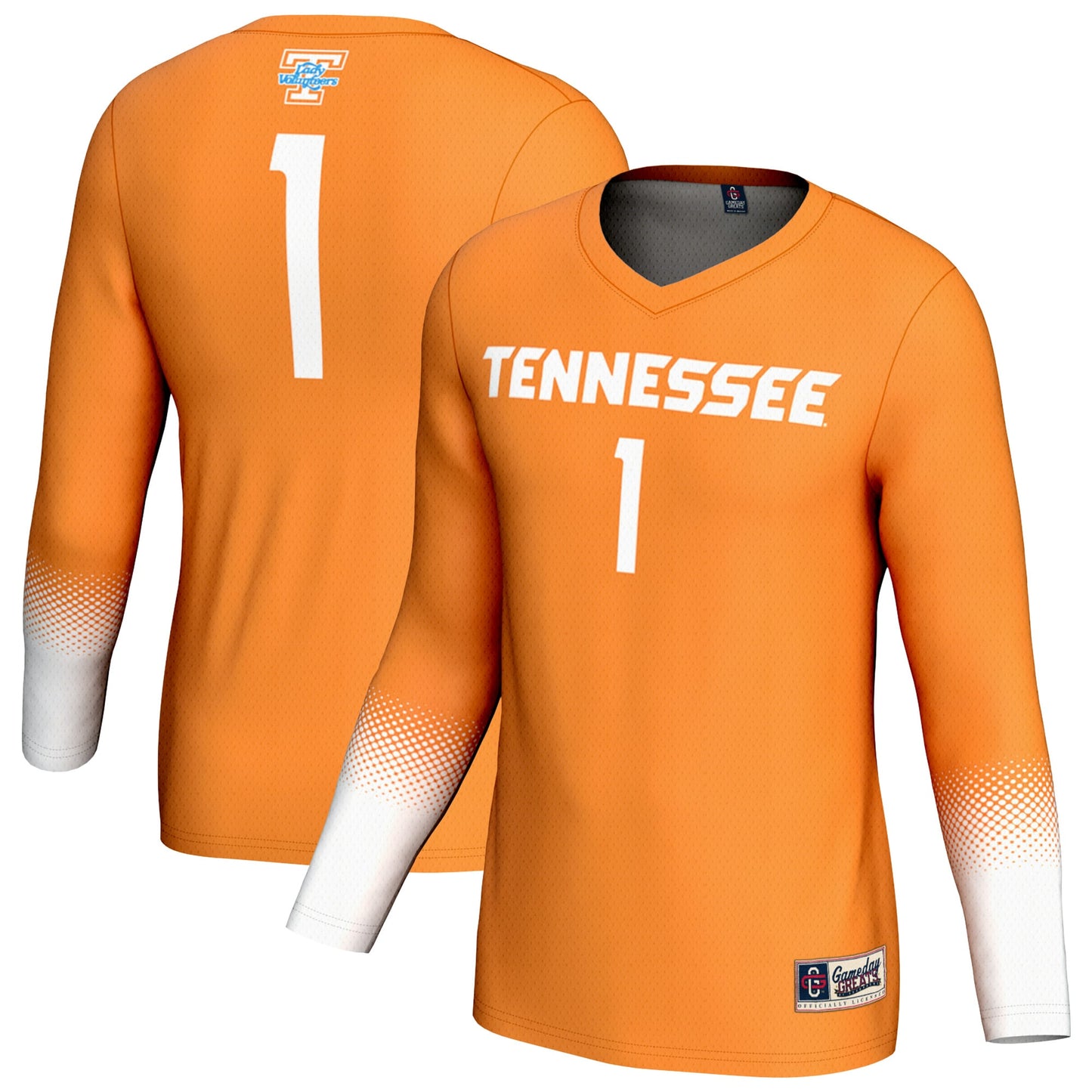 Tennessee Volunteers GameDay Greats Unisex Lightweight Volleyball Fashion Jersey - Orange