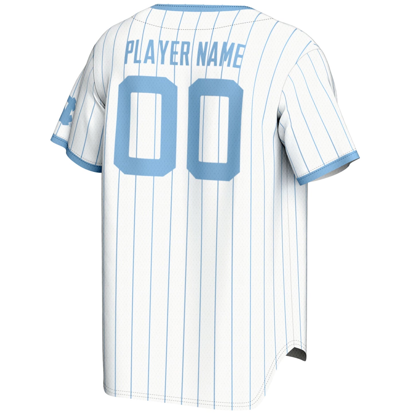 North Carolina Tar Heels GameDay Greats Carolina Blue NIL Pick-A-Player Lightweight Baseball Jersey - Light Blue