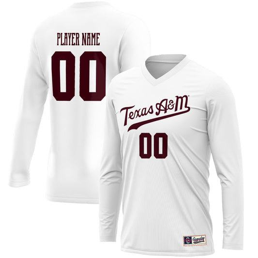 Texas A&M Aggies GameDay Greats Unisex NIL Pick-A-Player Lightweight Volleyball Jersey - White