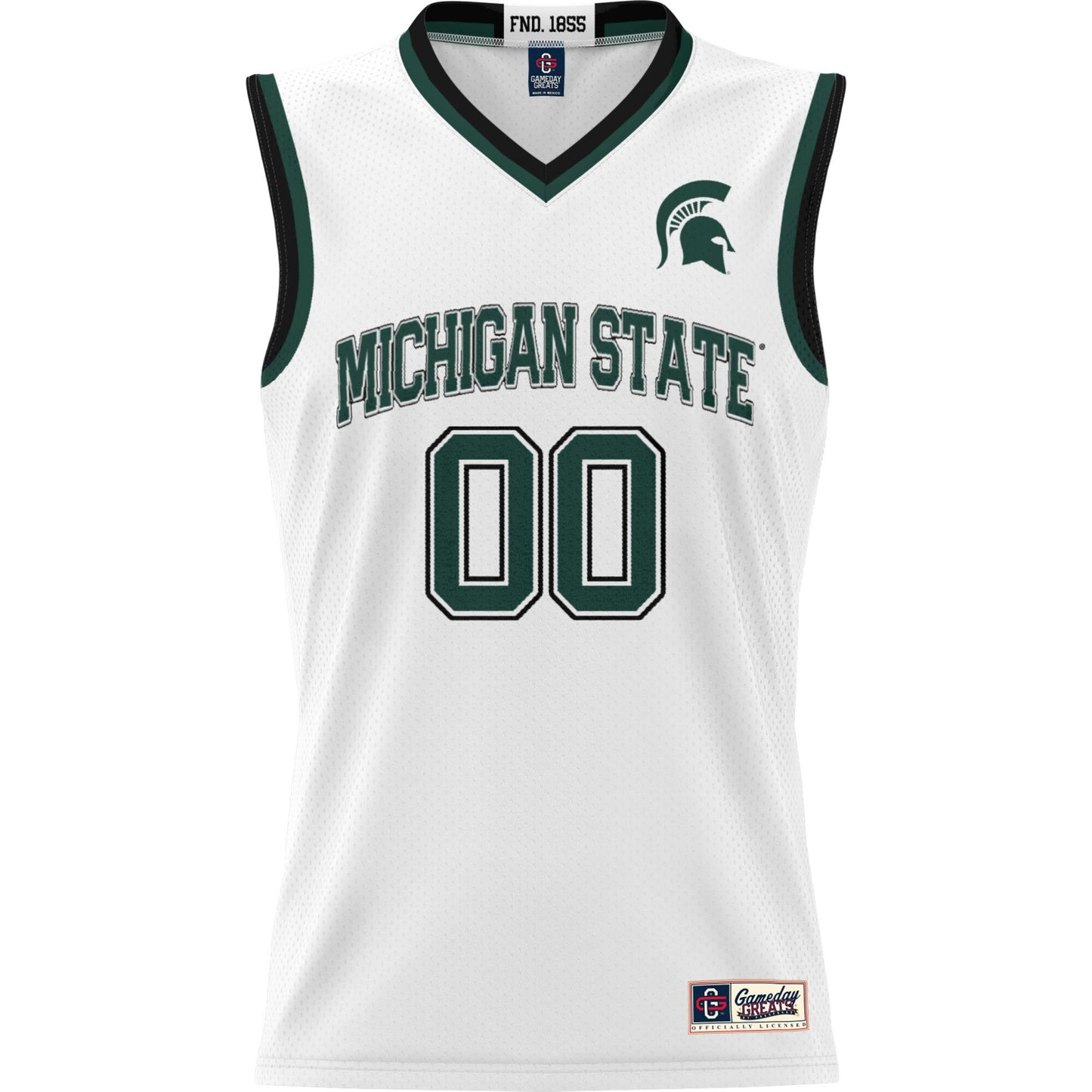 Michigan State Spartans GameDay Greats Unisex  Lightweight NIL Pick-A-Player Women's Basketball Jersey - White