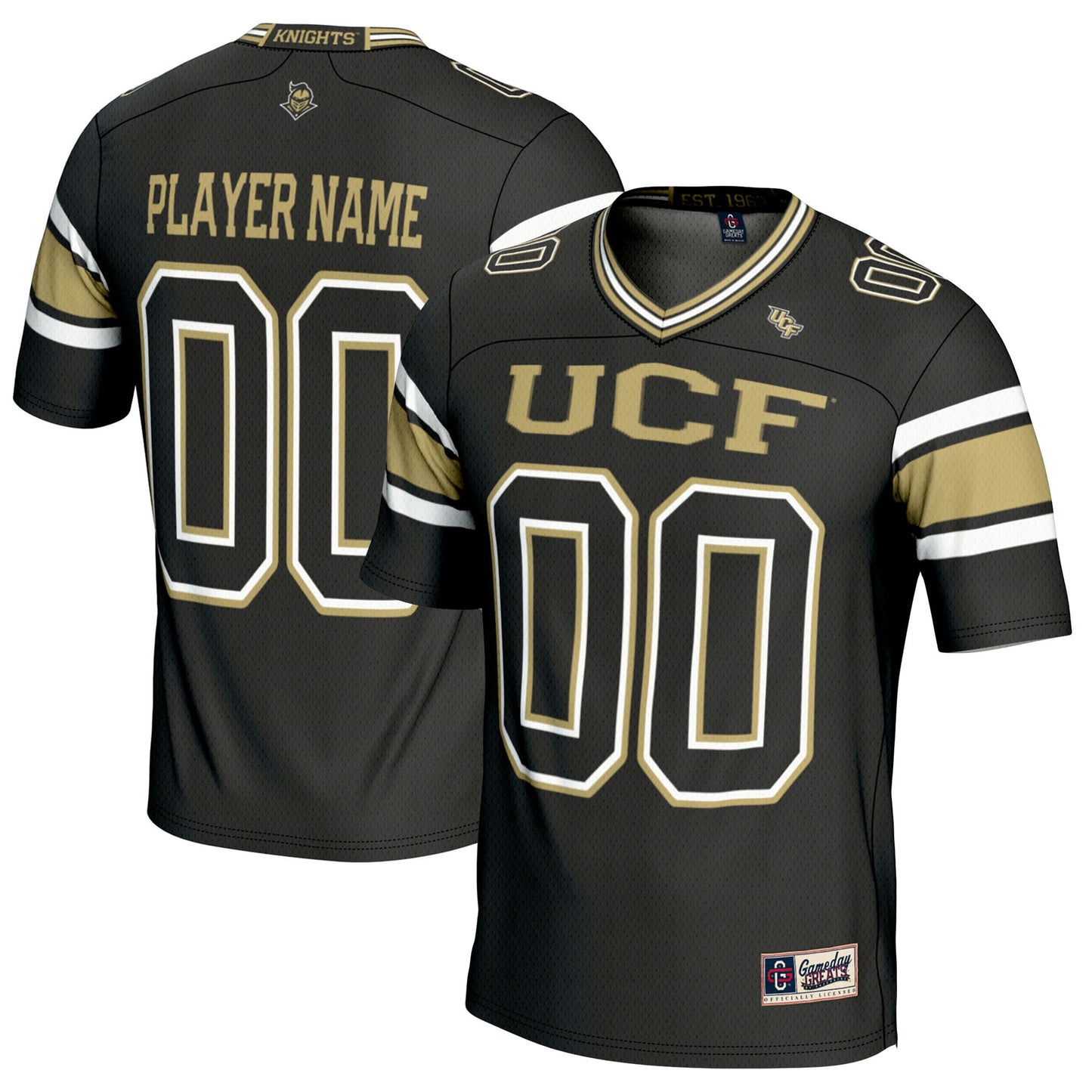 UCF Knights GameDay Greats Youth NIL Pick-A-Player Football Jersey - Gold