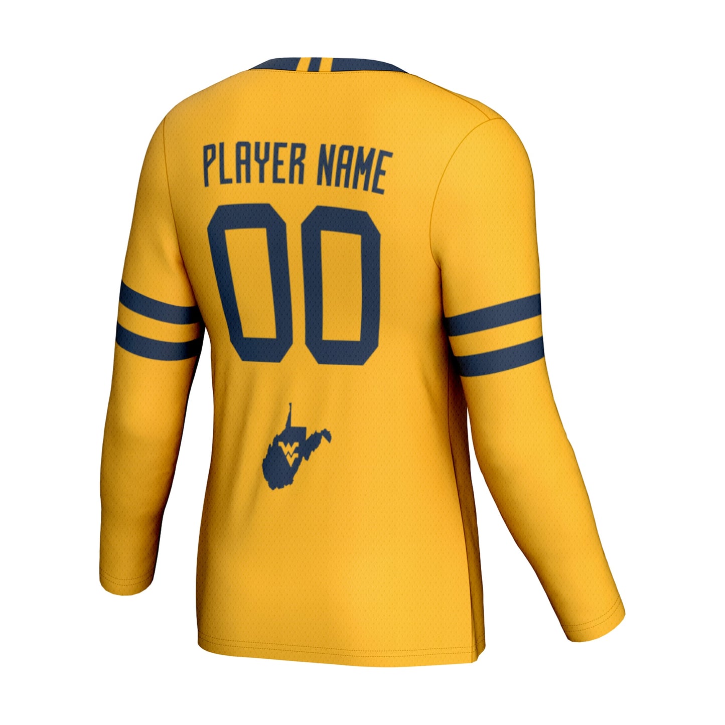 West Virginia Mountaineers GameDay Greats Unisex NIL Pick-A-Player Lightweight Volleyball Jersey - Gray
