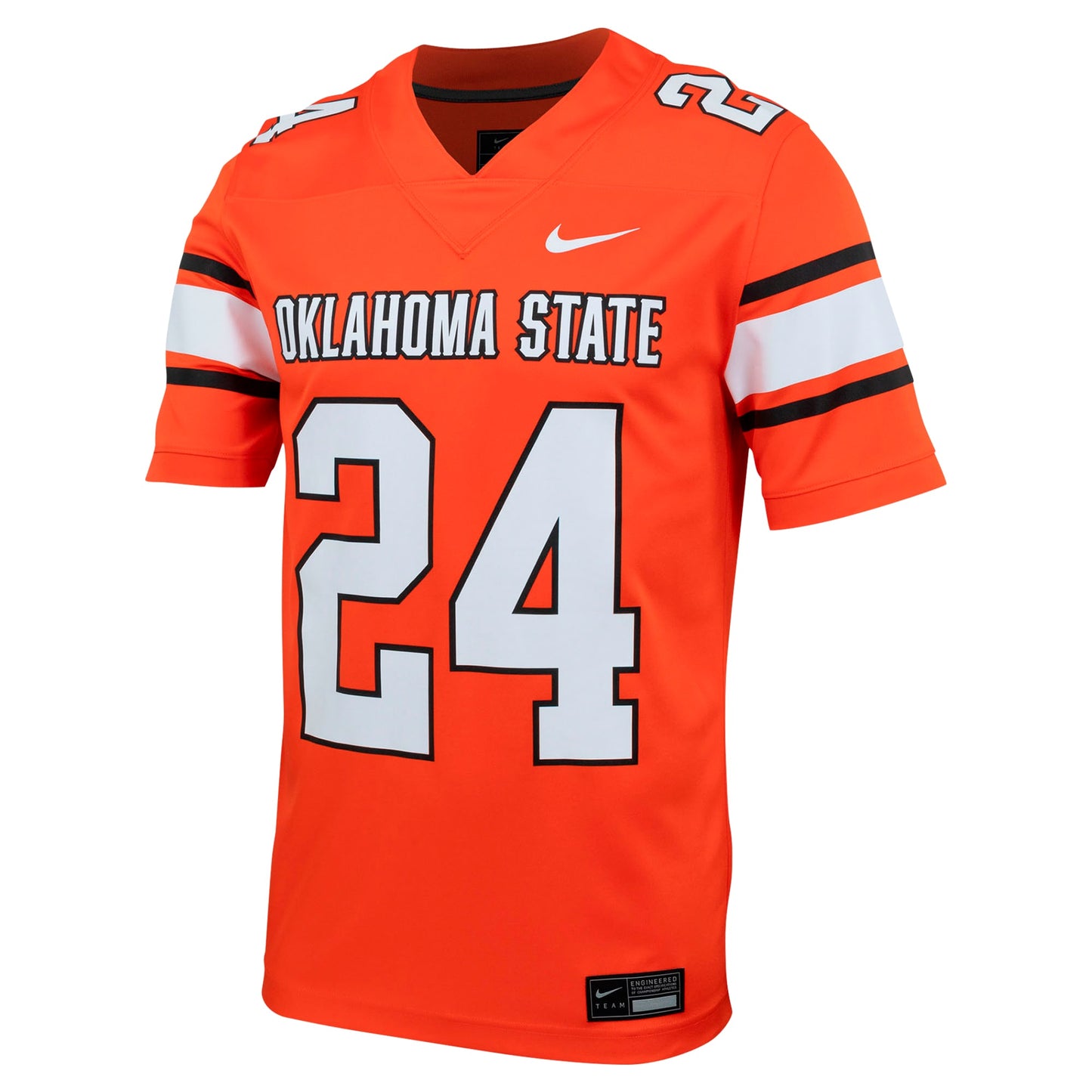 #24 Oklahoma State Cowboys Nike Untouchable Football Jersey – Orange
