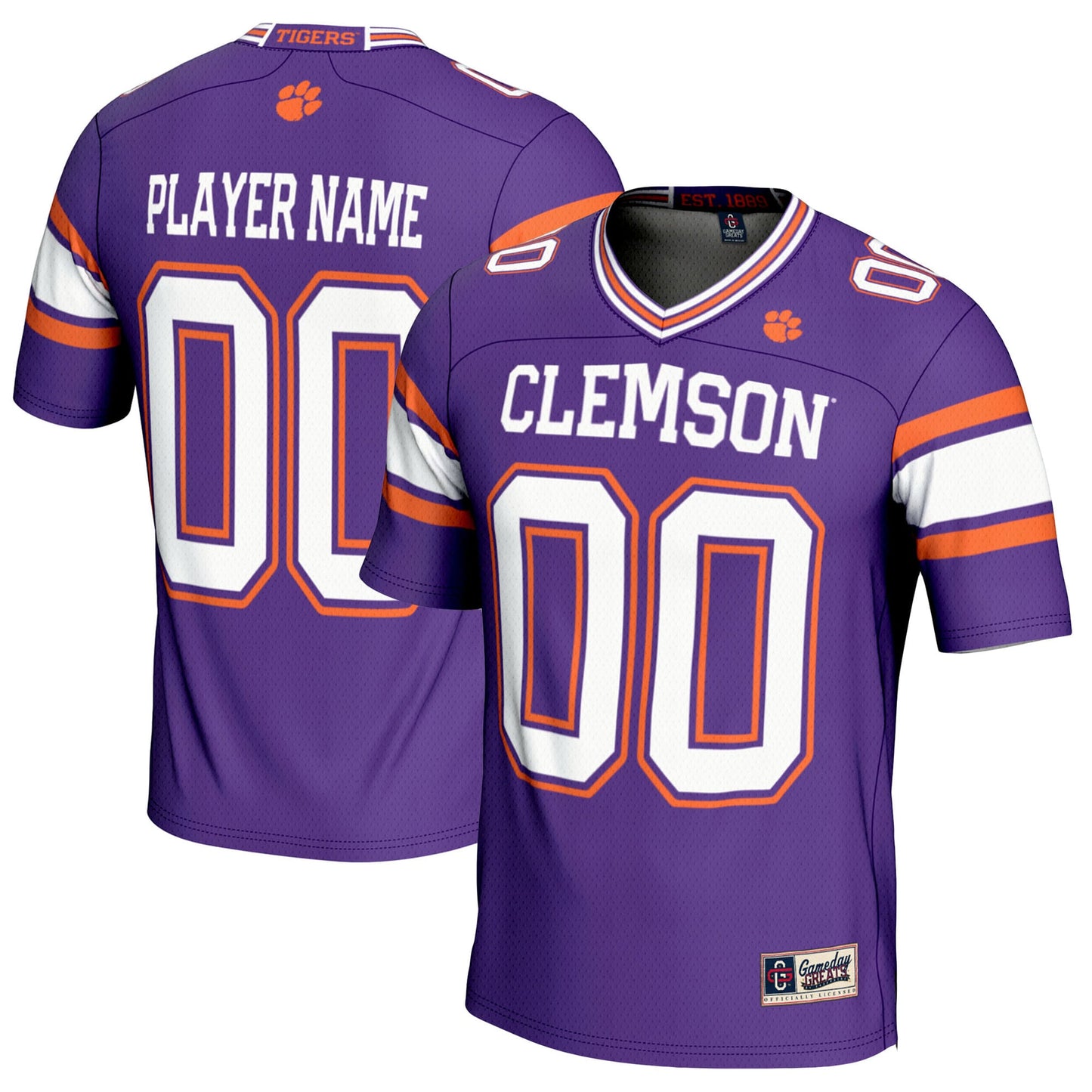 Clemson Tigers GameDay Greats Youth NIL Pick-A-Player Football Jersey - Black