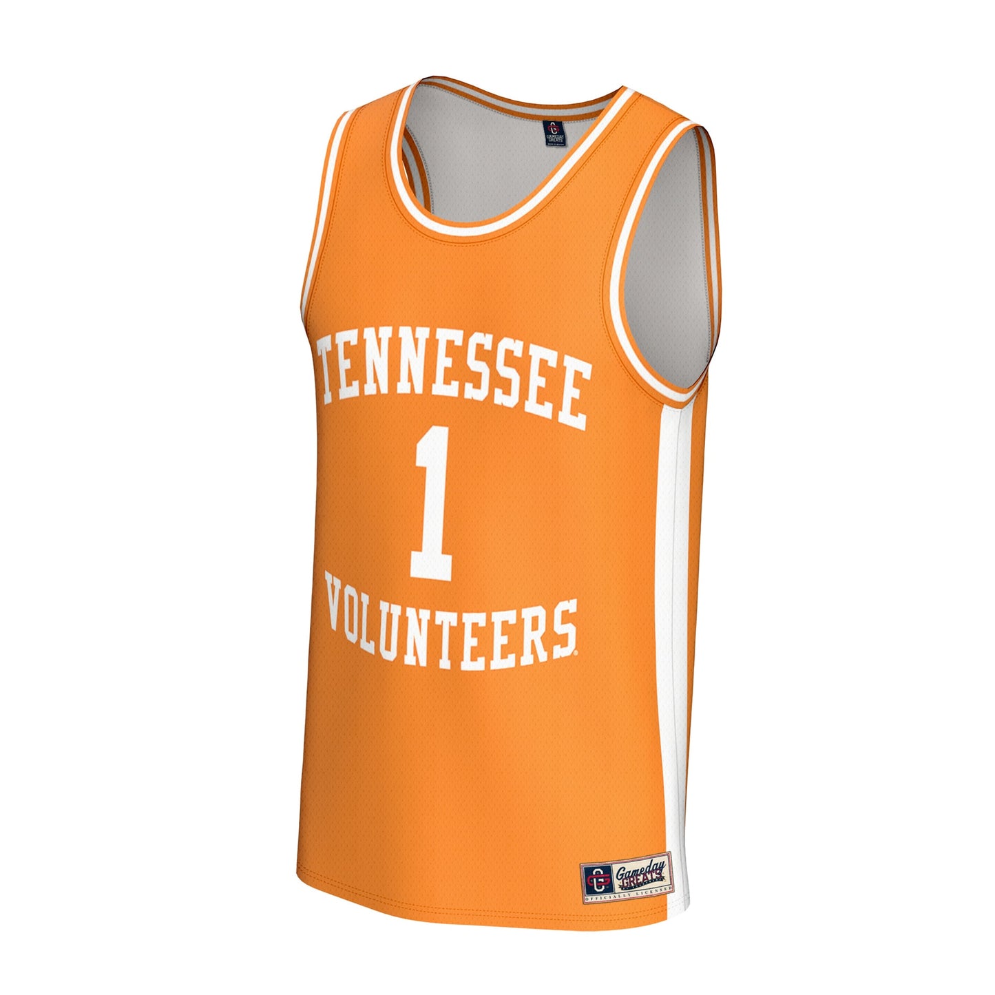 #1 Tennessee Volunteers GameDay Greats Unisex Lightweight Men's Basketball Fashion Jersey - White