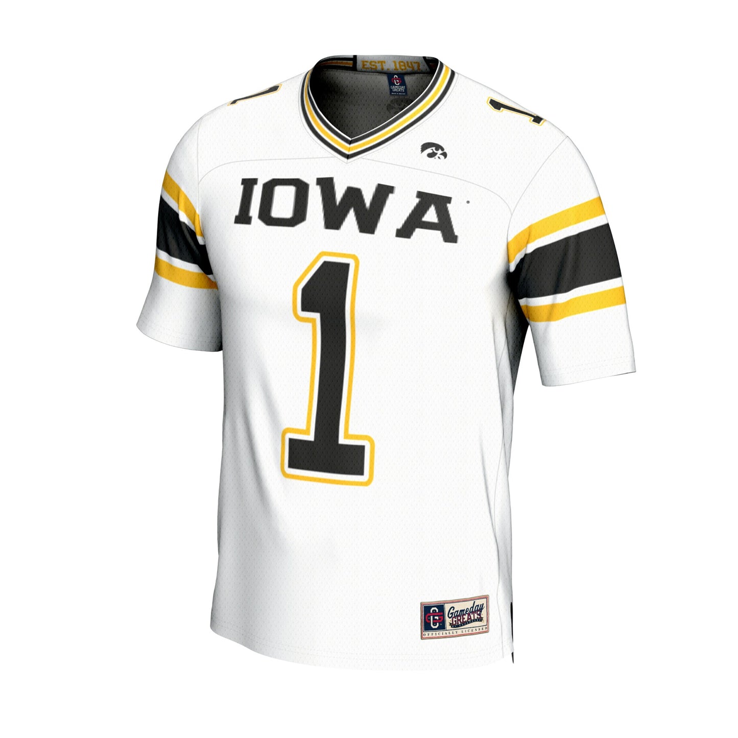 Iowa Hawkeyes GameDay Greats Youth Lightweight Collegiate Football Fashion Jersey - Black