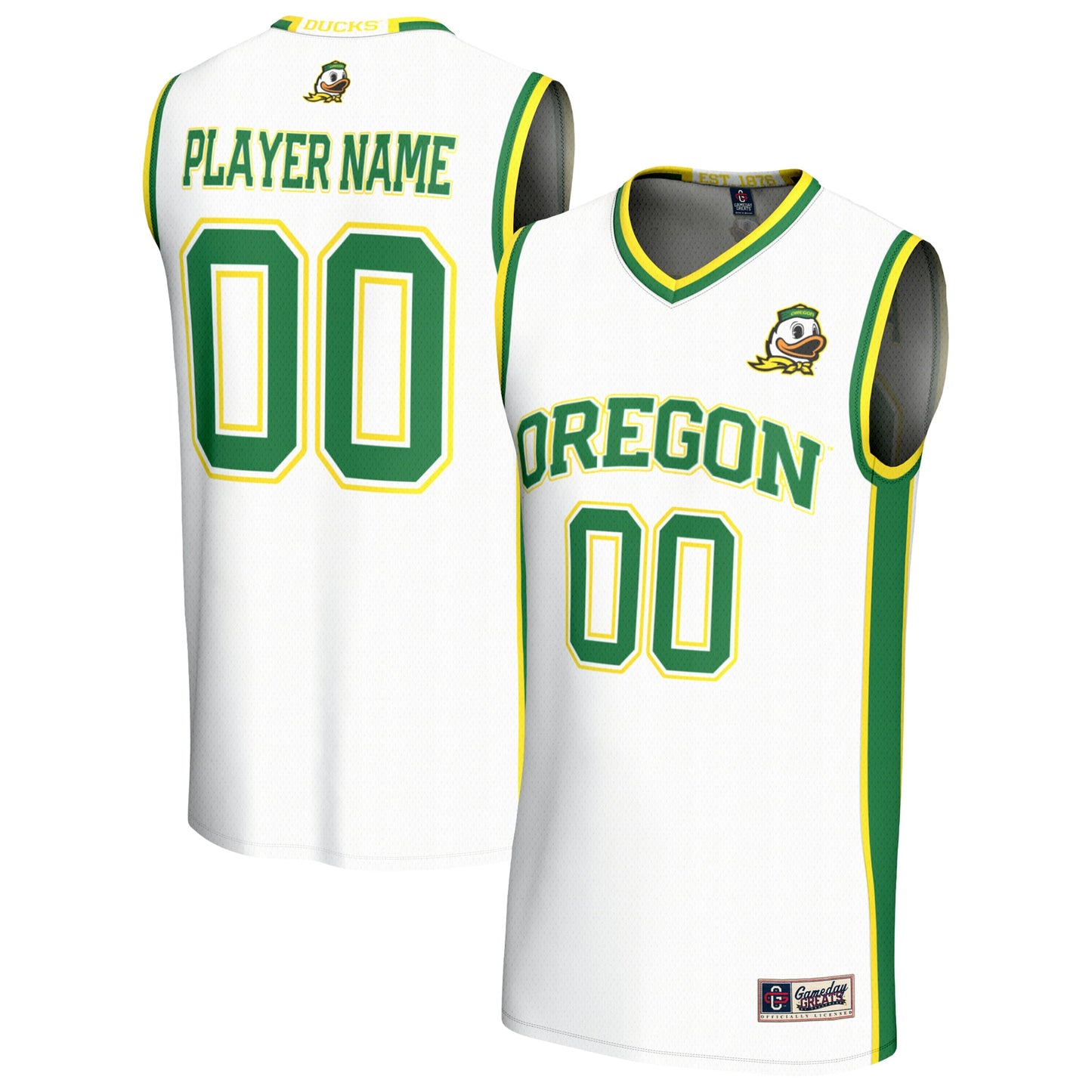 Oregon Ducks GameDay Greats Unisex Lightweight Collegiate Men's Basketball NIL Pick-A-Player Fashion Jersey - Black
