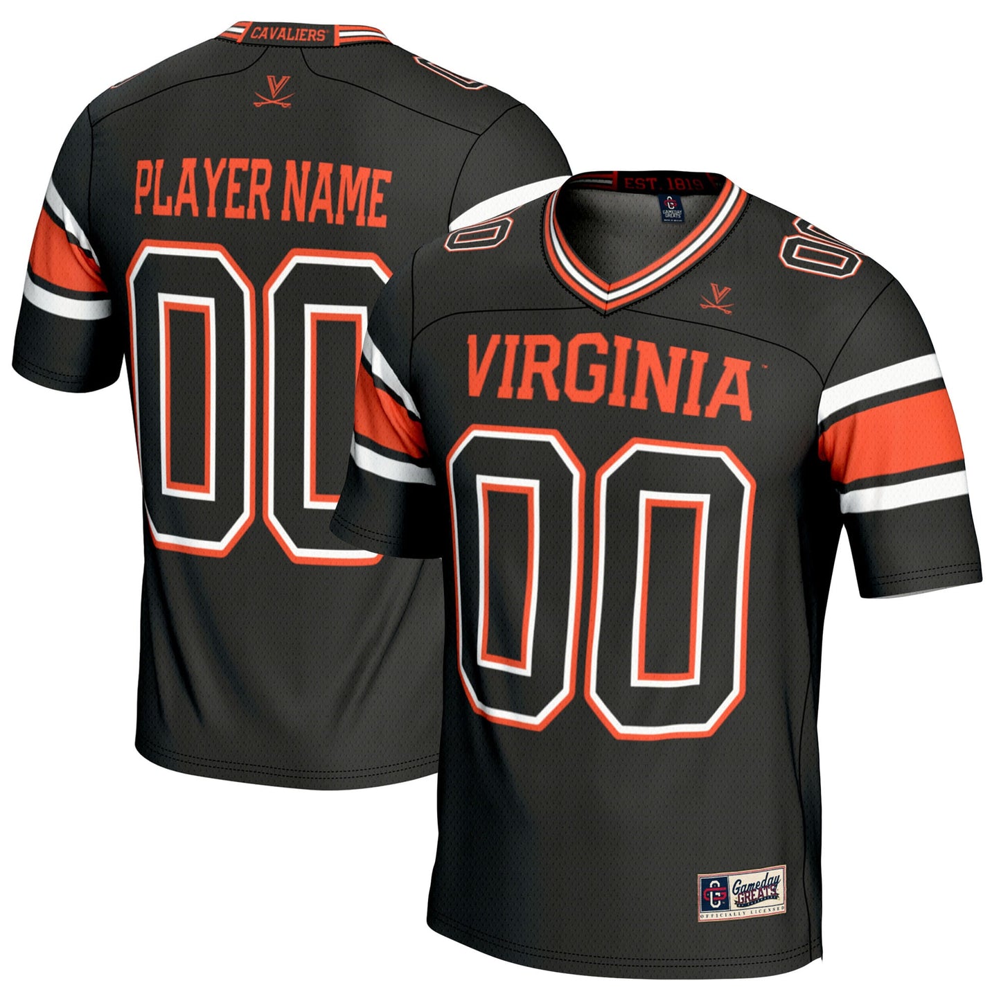Virginia Cavaliers GameDay Greats NIL Pick-A-Player Football Jersey - Navy