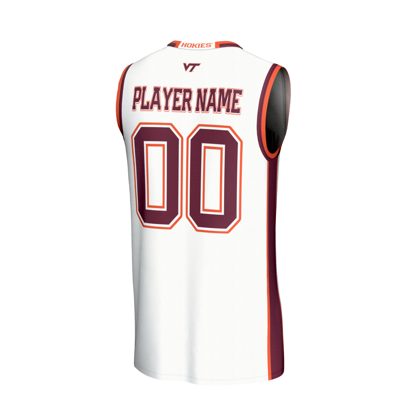 Virginia Tech Hokies GameDay Greats Youth Lightweight Collegiate Men's Basketball NIL Pick-A-Player Fashion Jersey - White