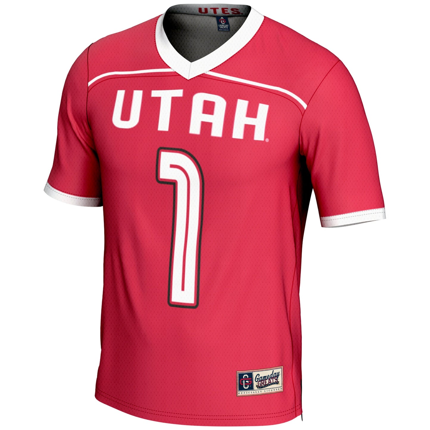 Utah Utes GameDay Greats #1 Lightweight Lacrosse Jersey - Red