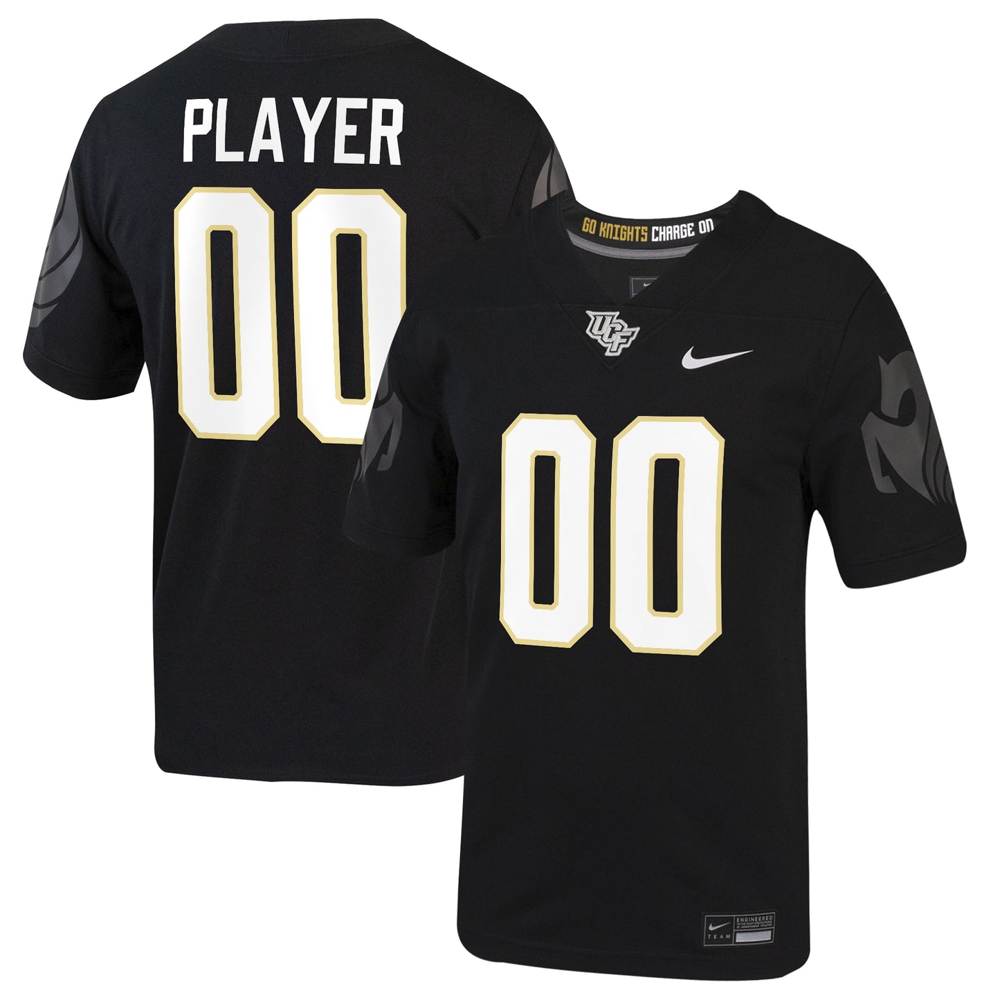 UCF Knights Nike Pick-A-Player NIL Replica Football Jersey - Black