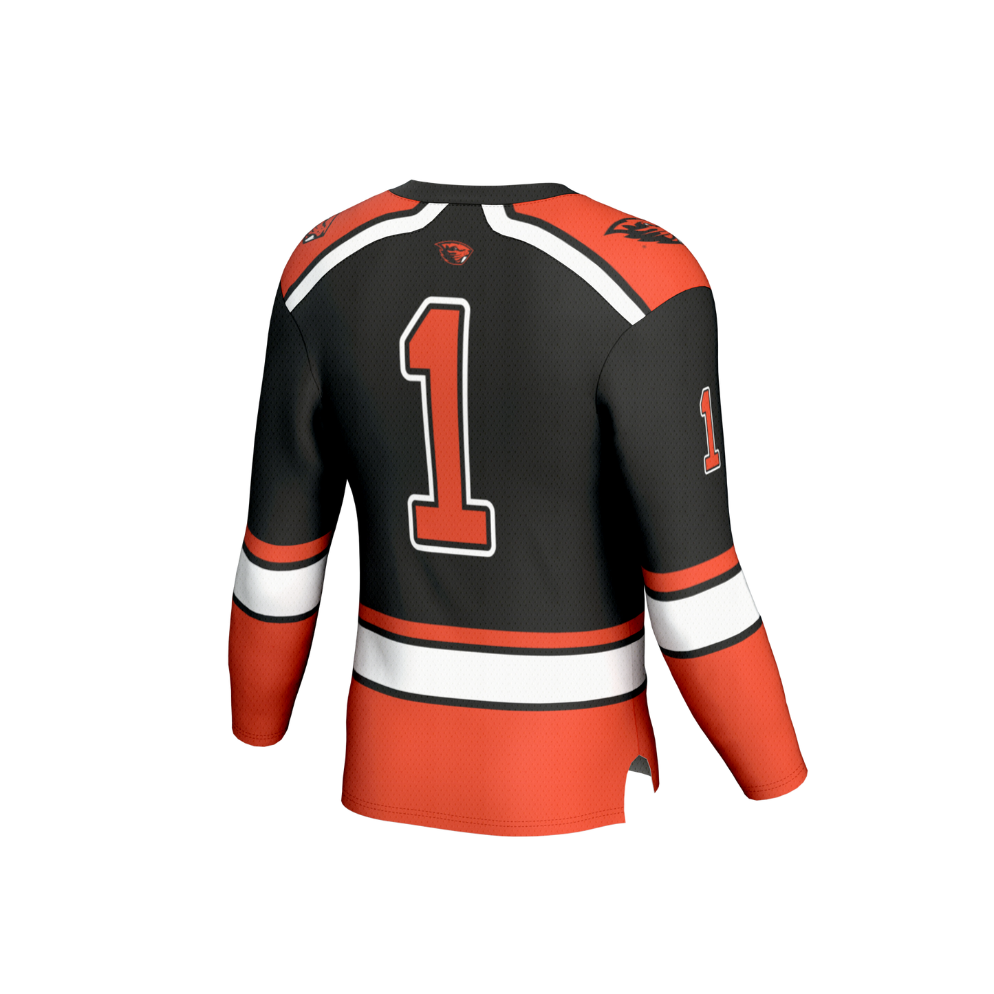 #1 Oregon State Beavers GameDay Greats Youth Lightweight Hockey Fashion Jersey - Orange