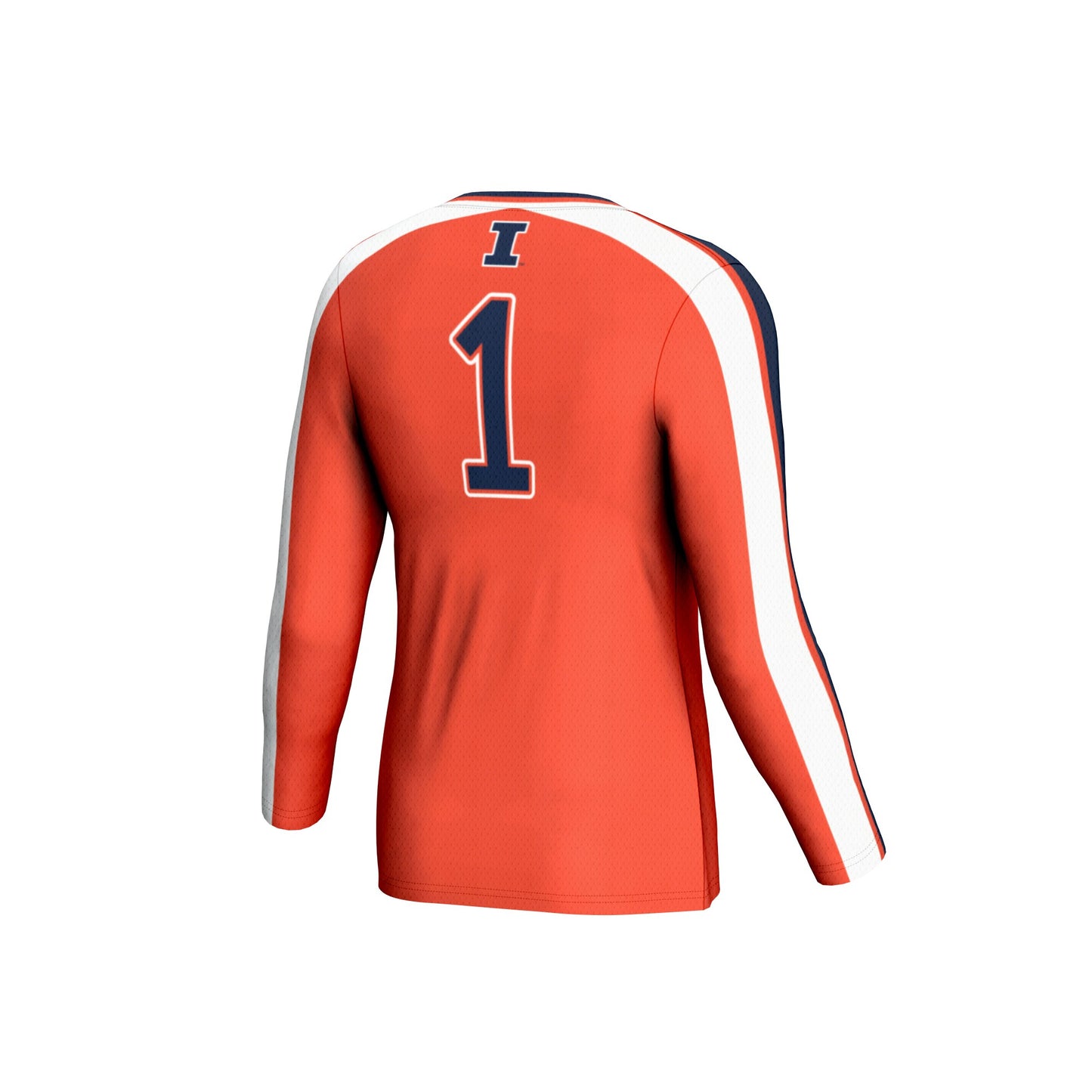Illinois Fighting Illini GameDay Greats Unisex #1 Lightweight Volleyball Fashion Jersey - Orange