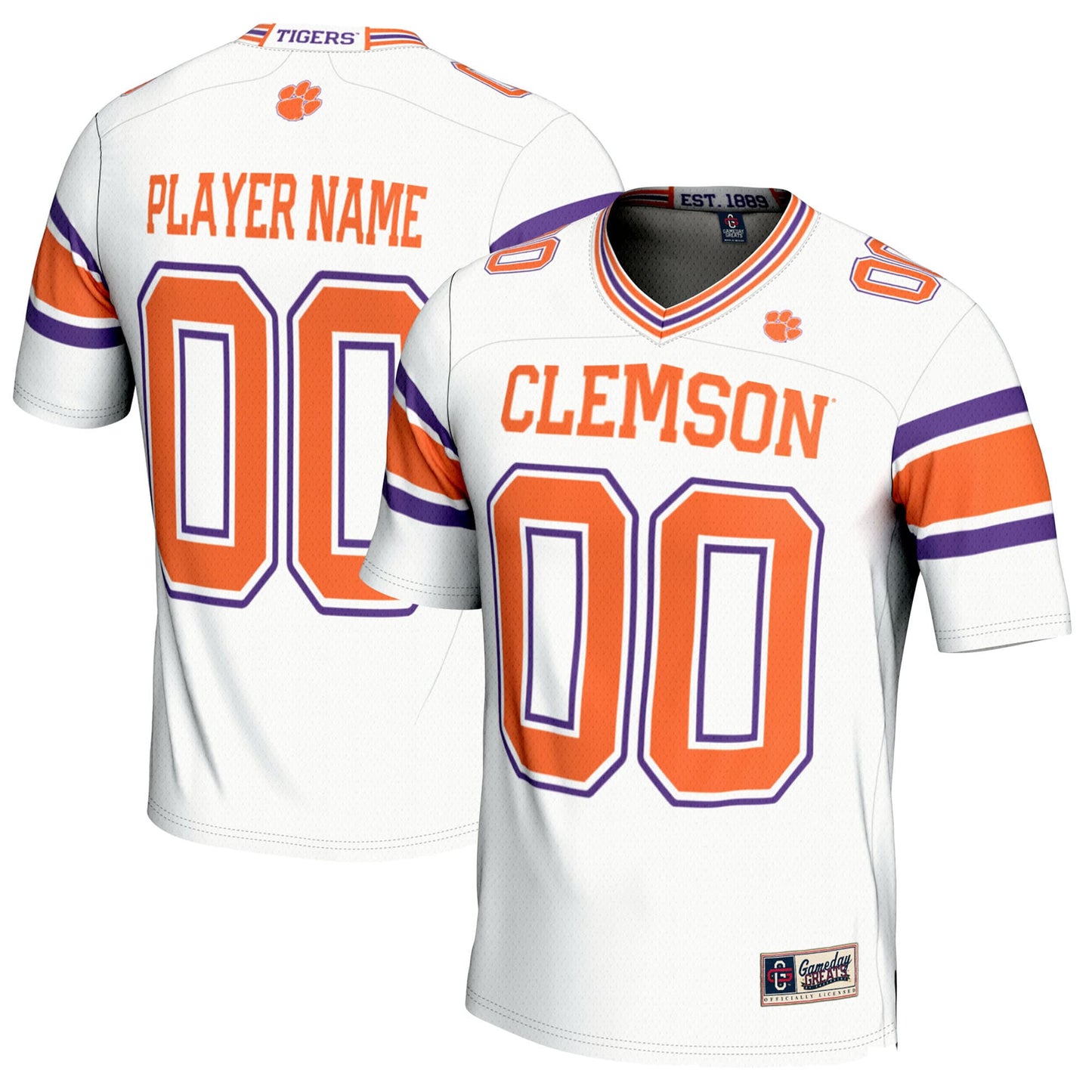 Clemson Tigers GameDay Greats Youth NIL Pick-A-Player Football Jersey - Black