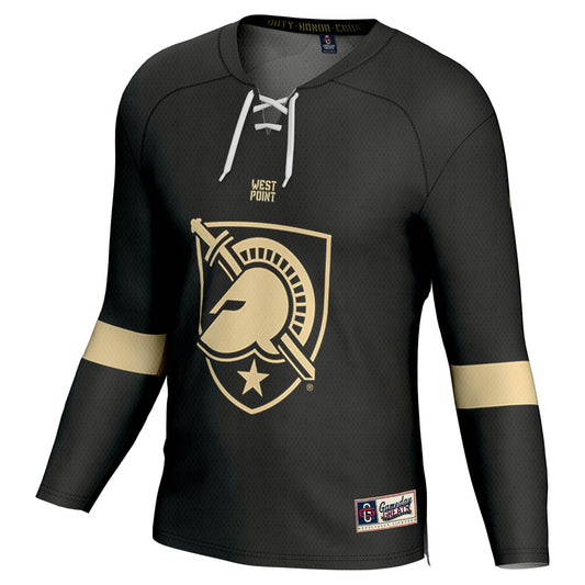 #1 Army Black Knights GameDay Greats Youth Ice Hockey Fashion Jersey - Black