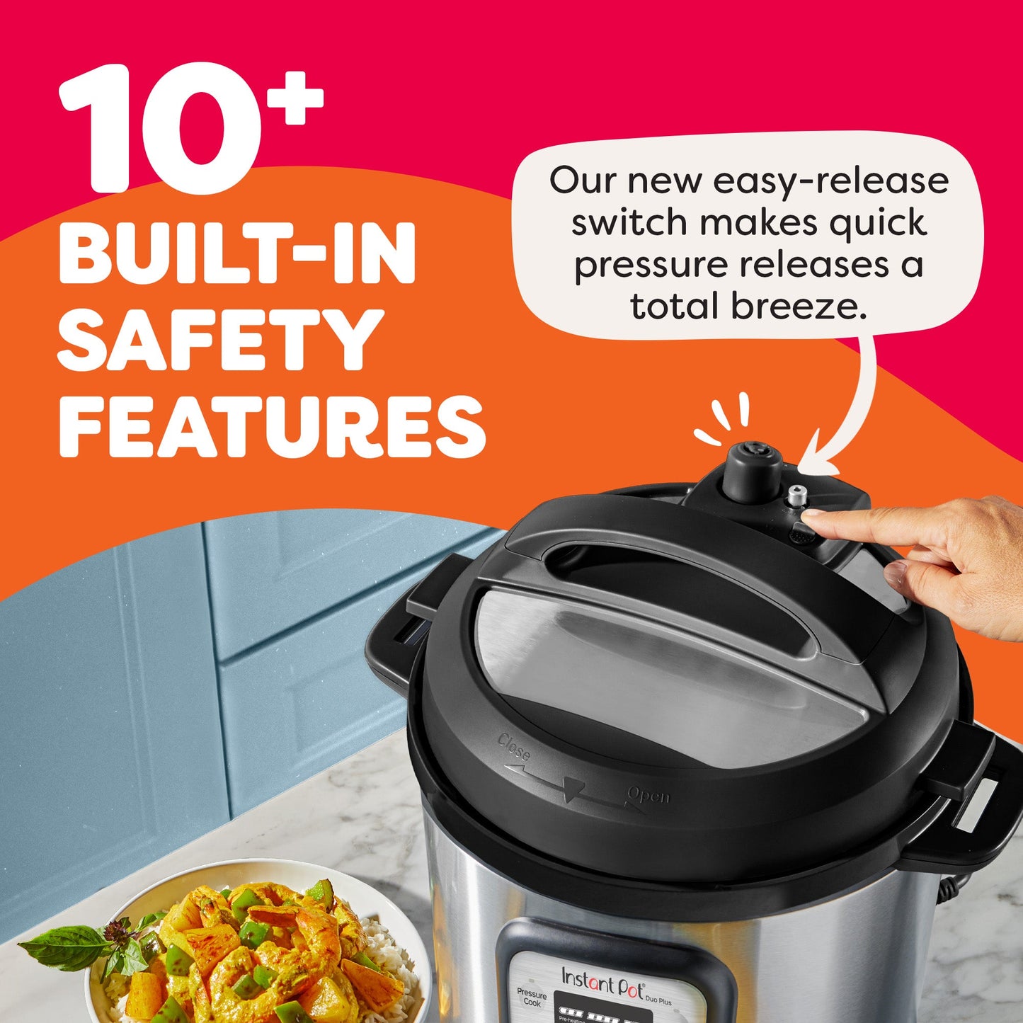 Instant Pot® DUO® Plus 6QT Multi-Use Pressure Cooker, V3