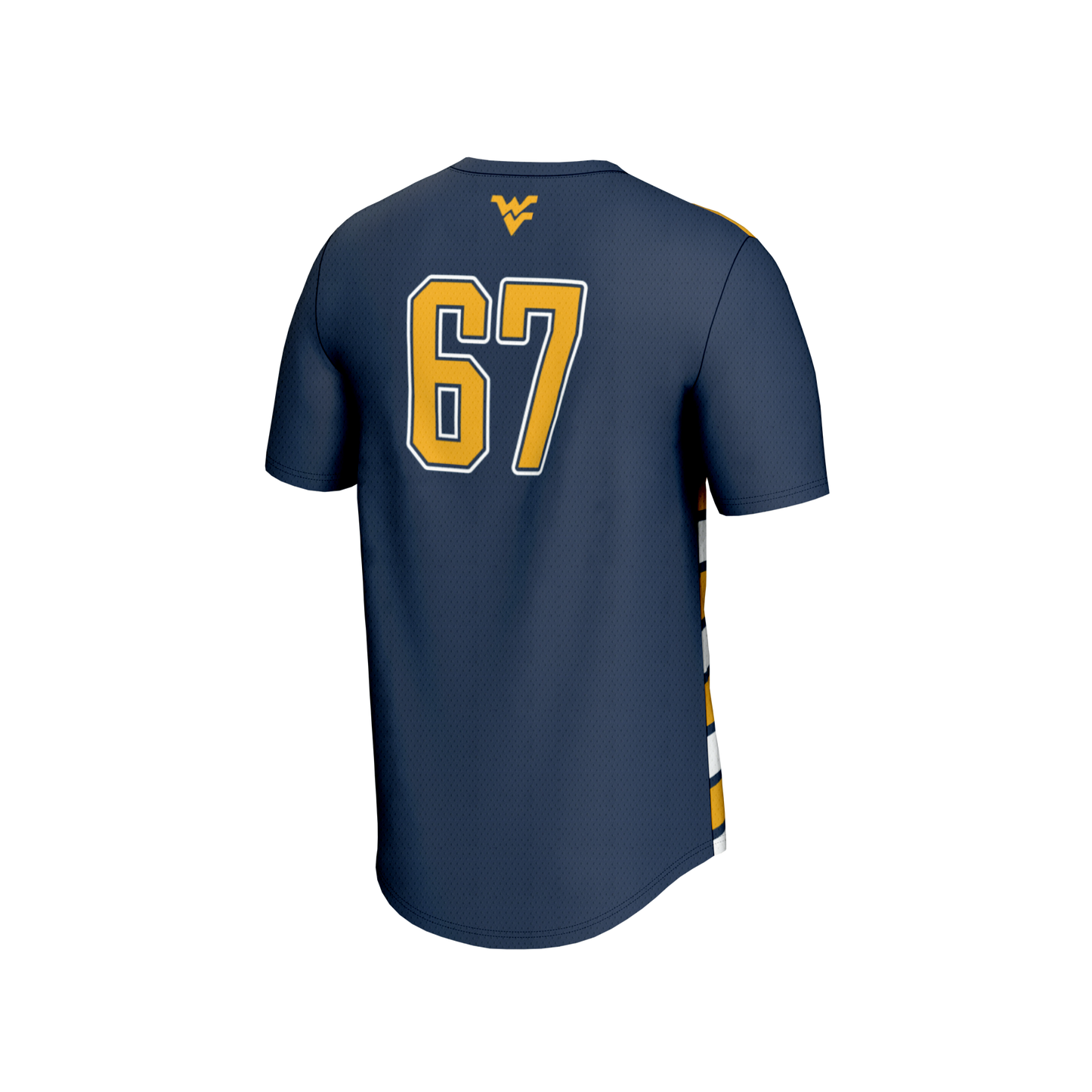 #67 West Virginia Mountaineers GameDay Greats Youth Lightweight Soccer Fashion Jersey - Navy