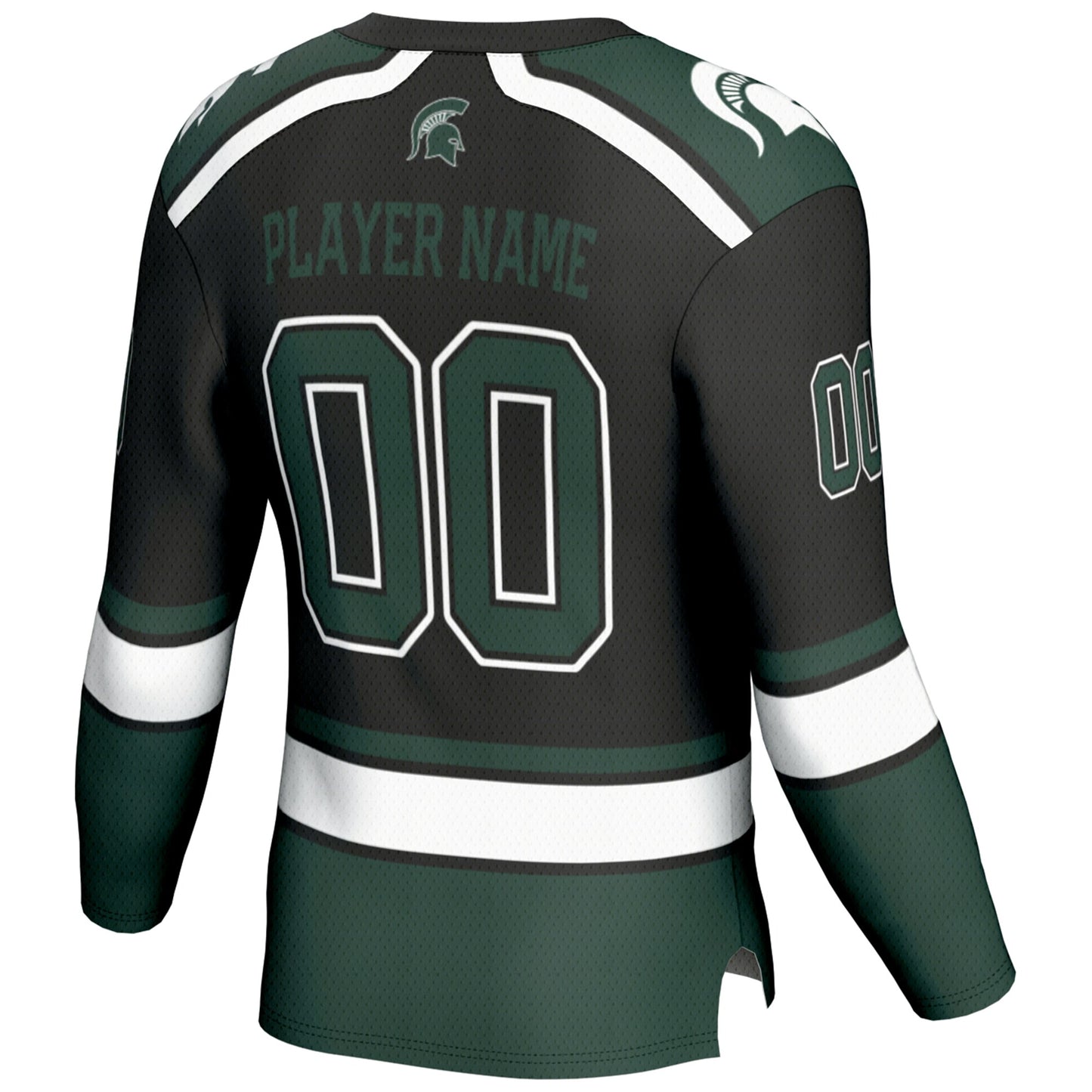 Michigan State Spartans GameDay Greats Youth Ice Hockey Pick-a-Player Jersey - Black