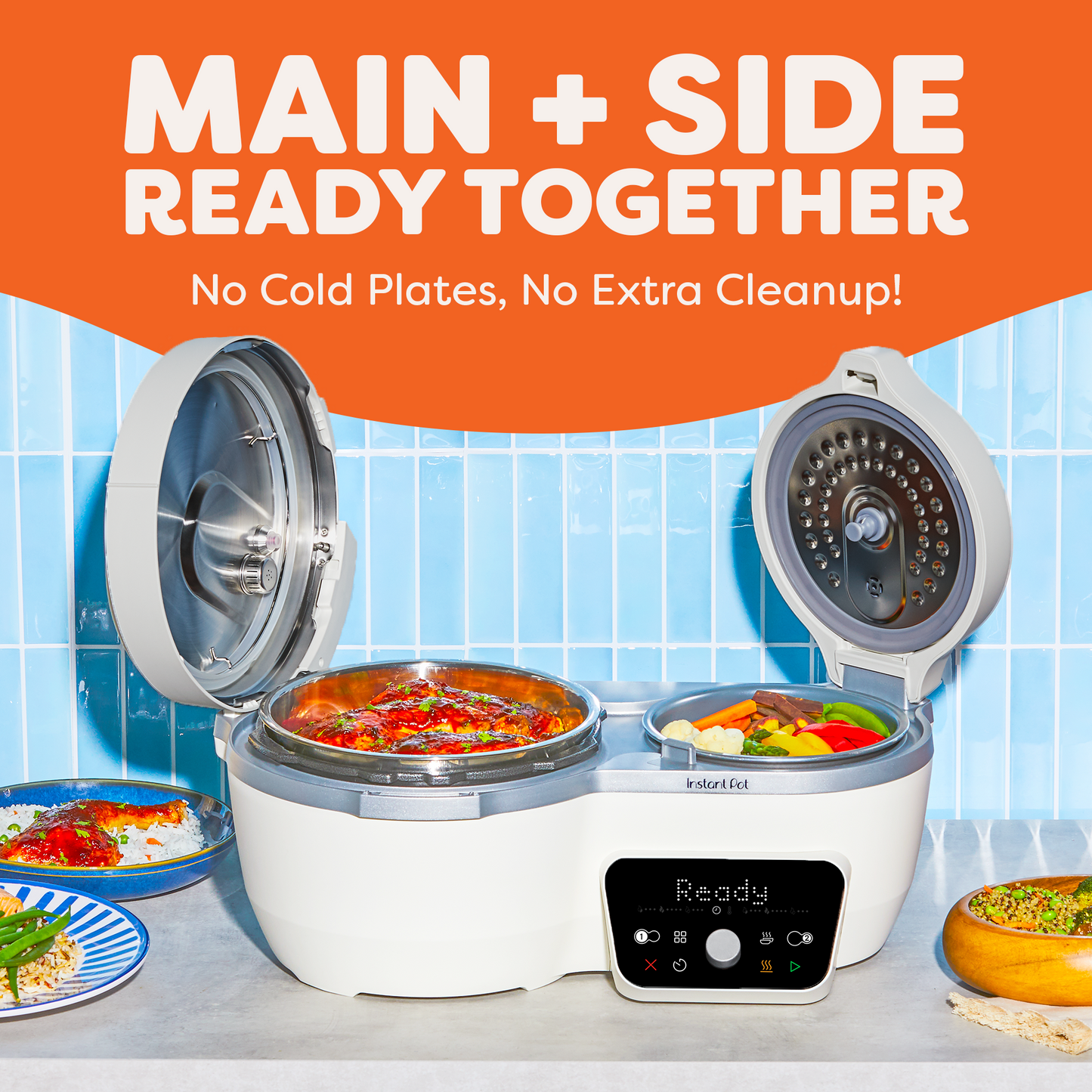 Instant Pot® Dual Action Multi-Cooker, Sea Salt