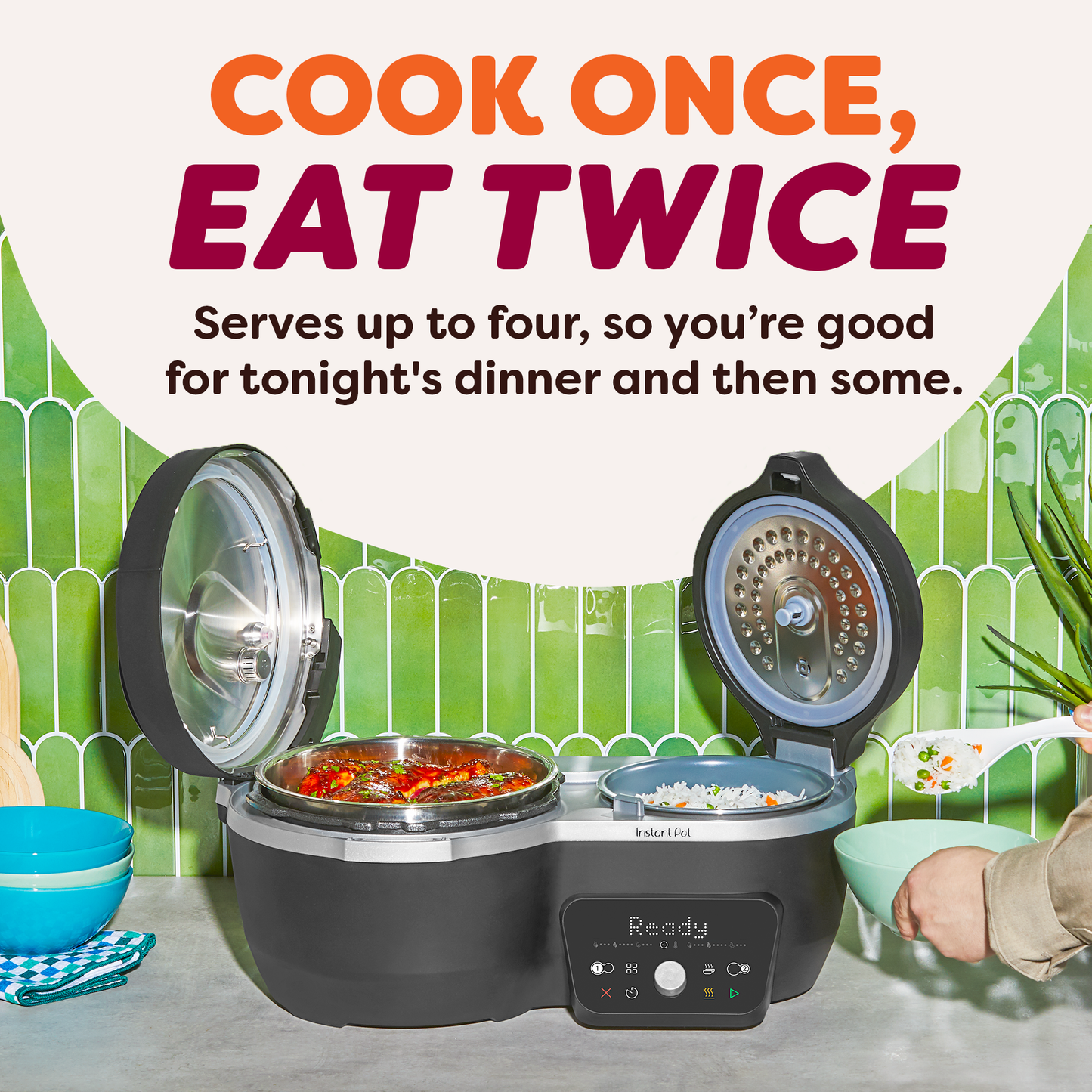 Instant Pot® Dual Action Multi-Cooker, Black