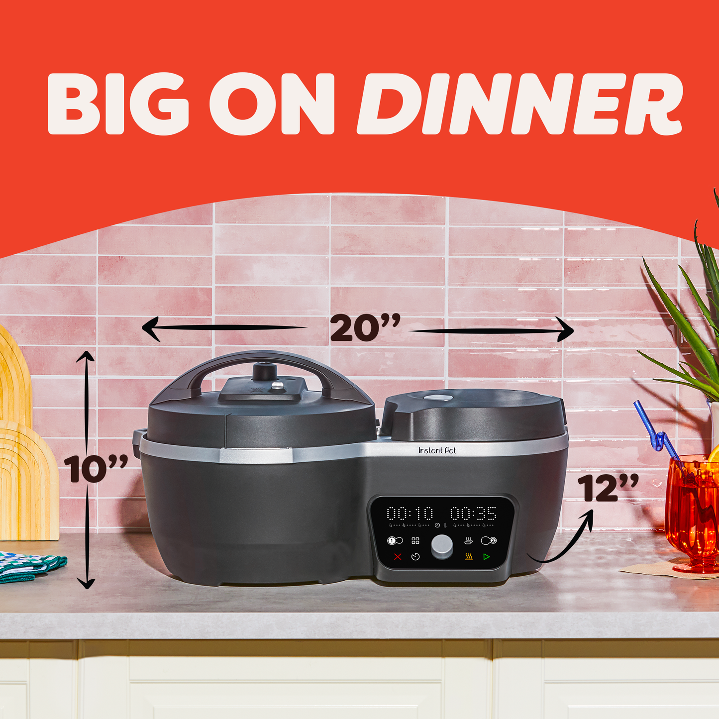 Instant Pot® Dual Action Multi-Cooker, Black