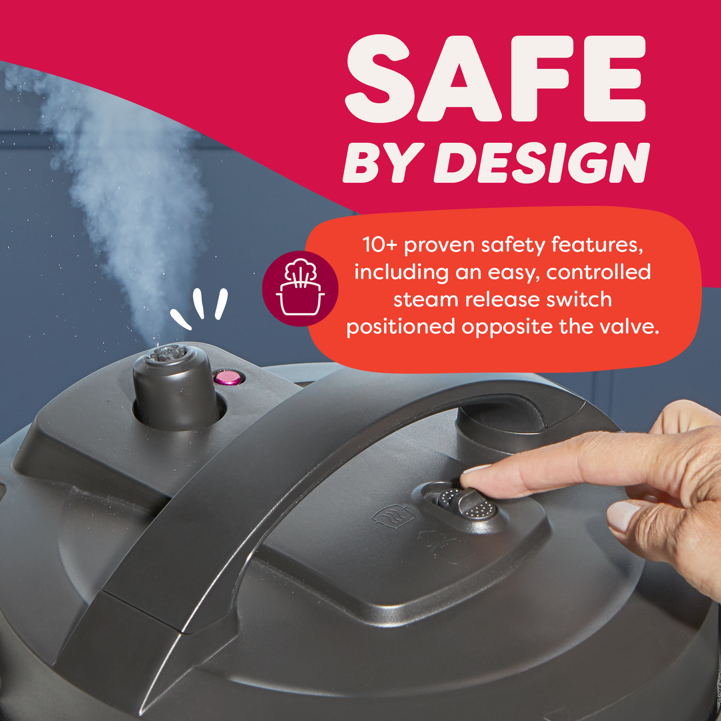 Instant Pot® Dual Action Multi-Cooker, Black
