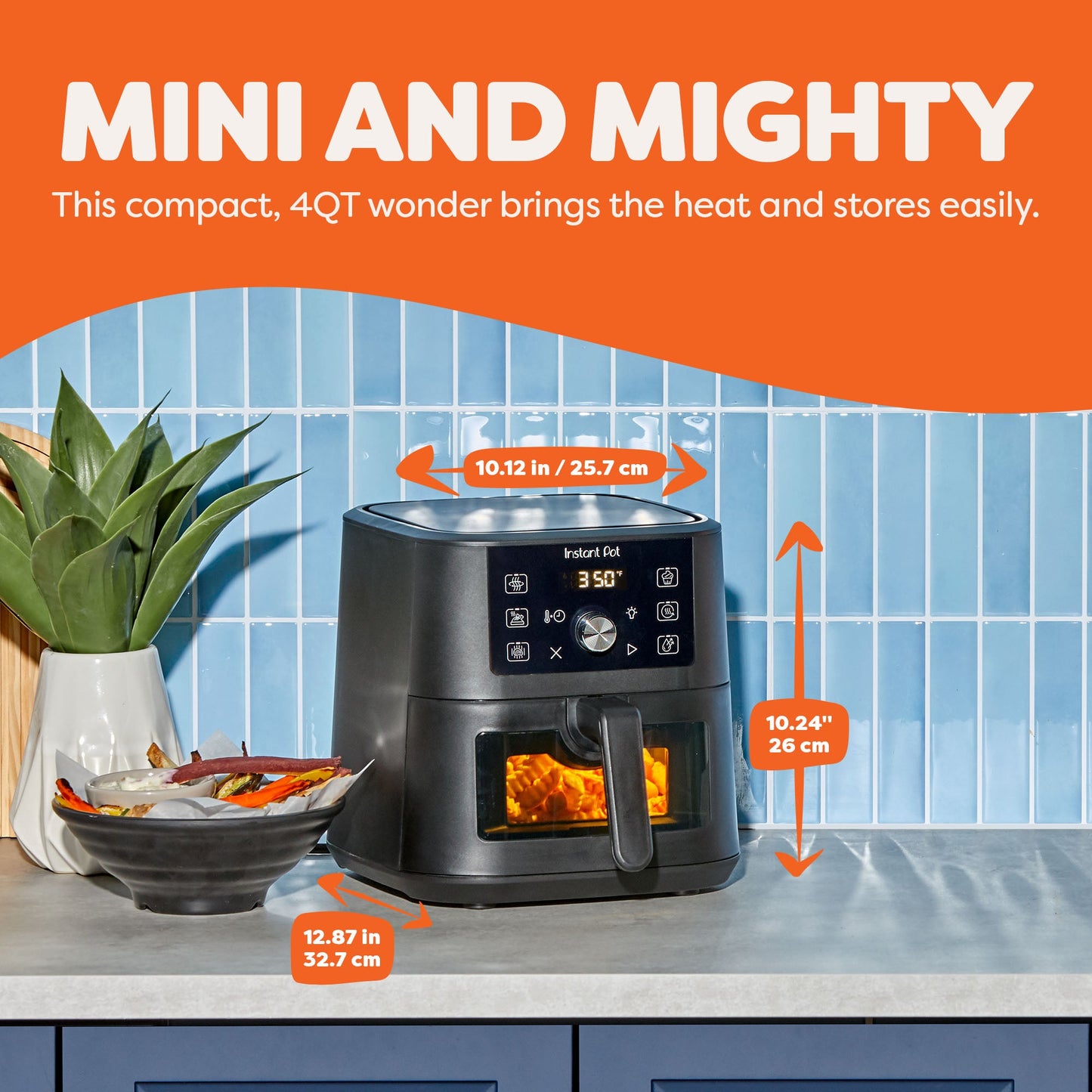 Instant Pot® 4QT VORTEX® Mini Air Fryer, Black