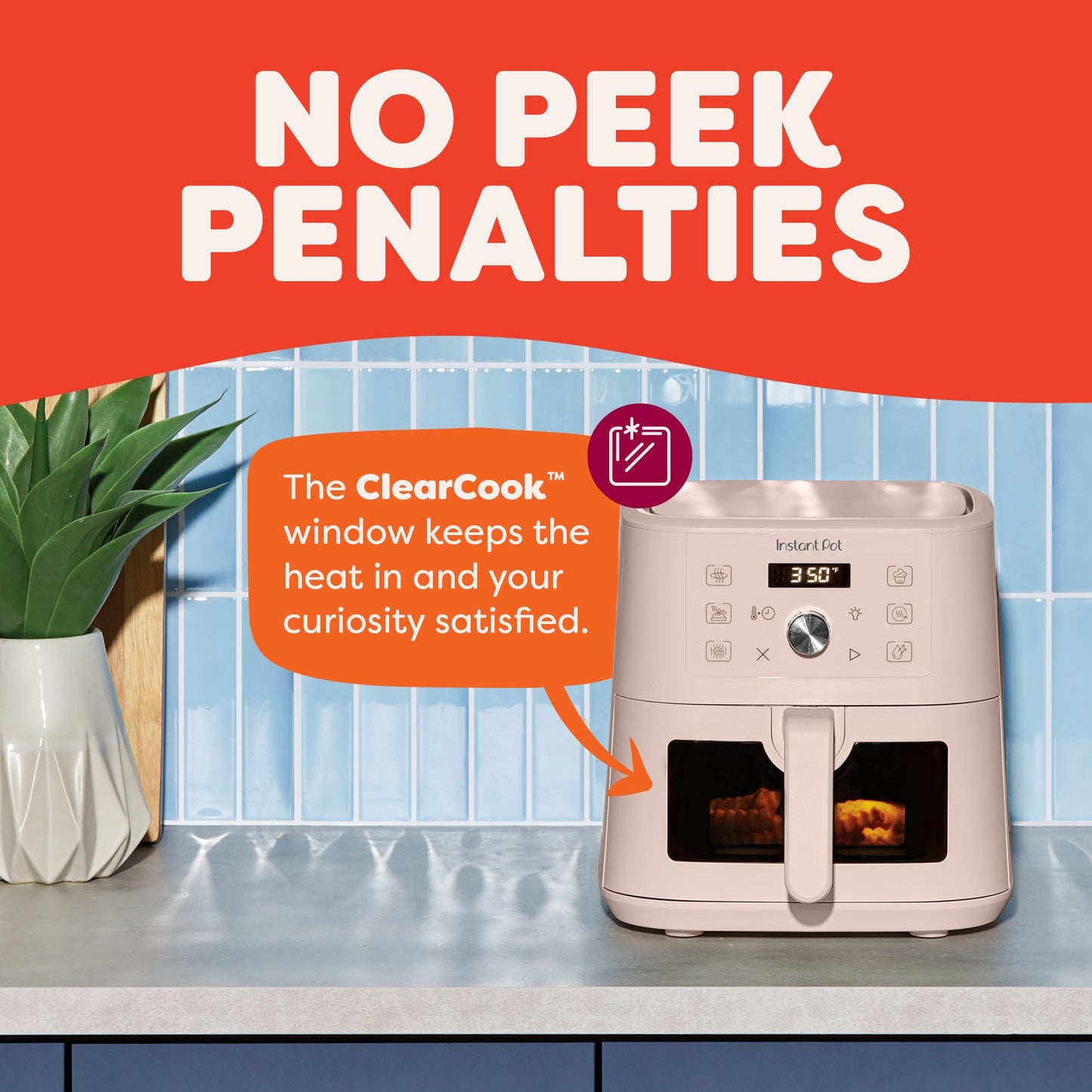 Instant Pot® 4QT VORTEX® Mini Air Fryer, Rosewater