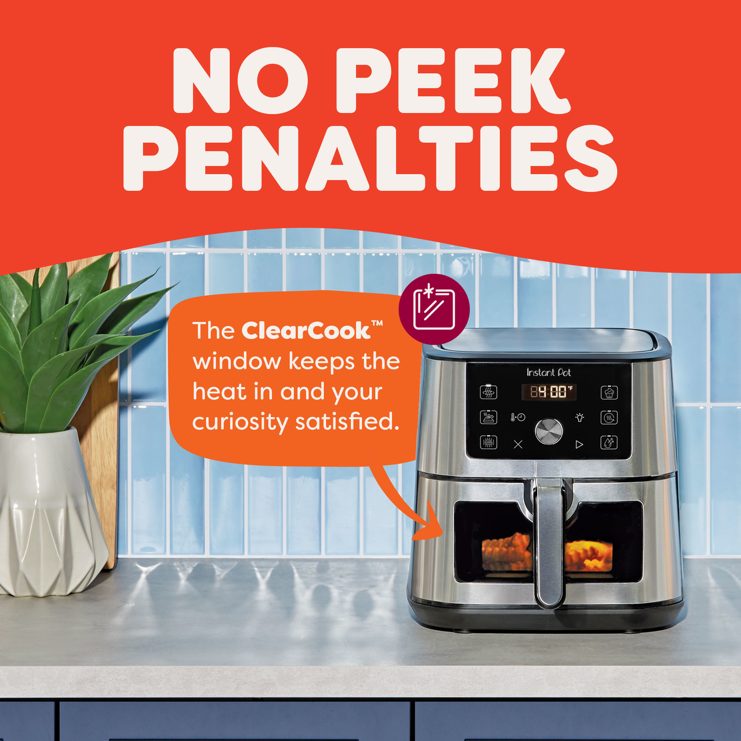 Instant Pot® 4QT VORTEX® Mini Air Fryer, Stainless Steel