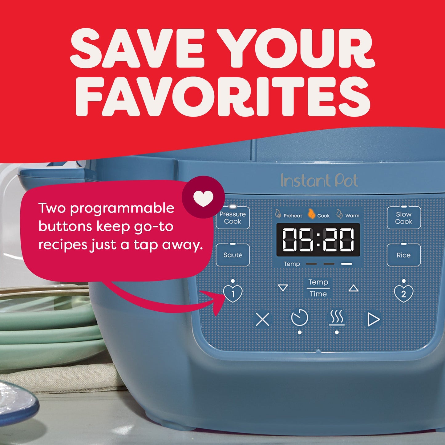 Instant Pot® 4QT RIO™ Mini Chef Series Multi-Cooker, Daydream