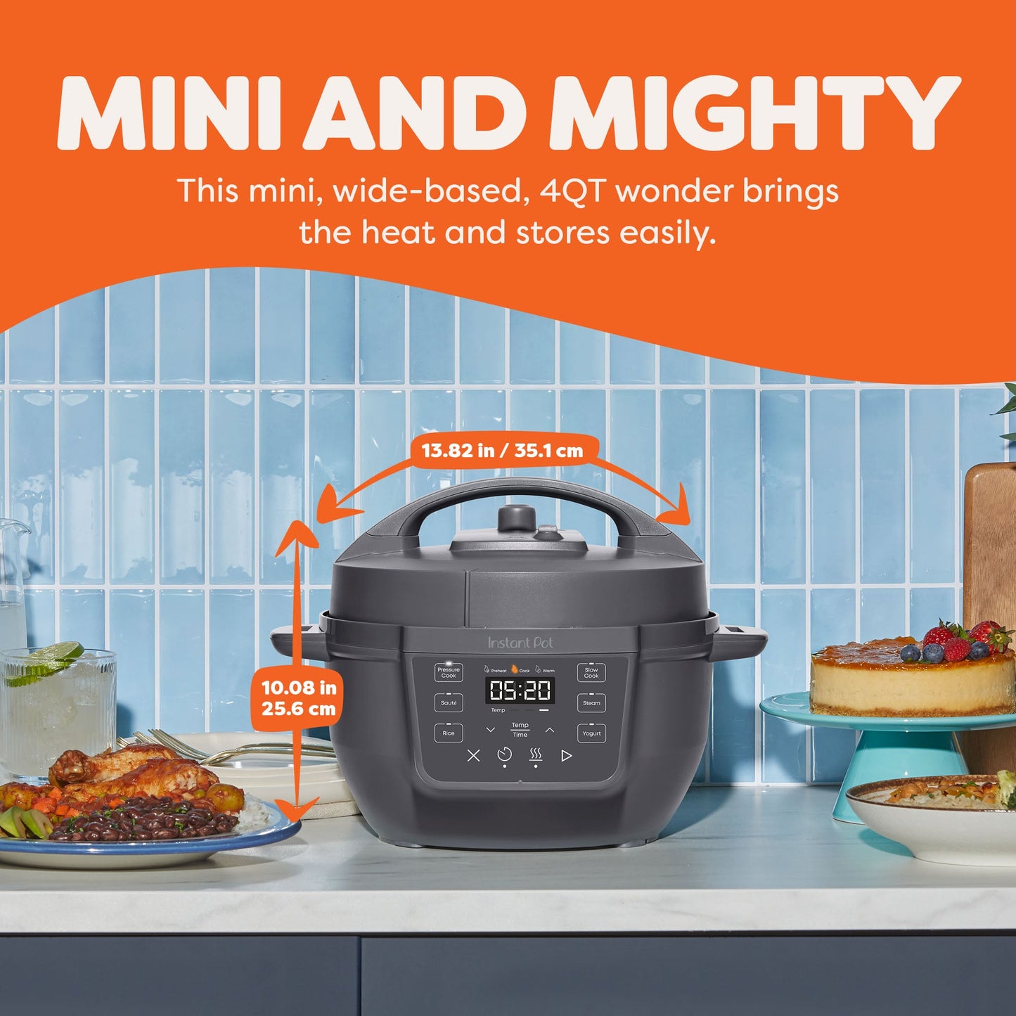 Instant Pot® 4QT RIO™ Mini Multi-Cooker, Truffle