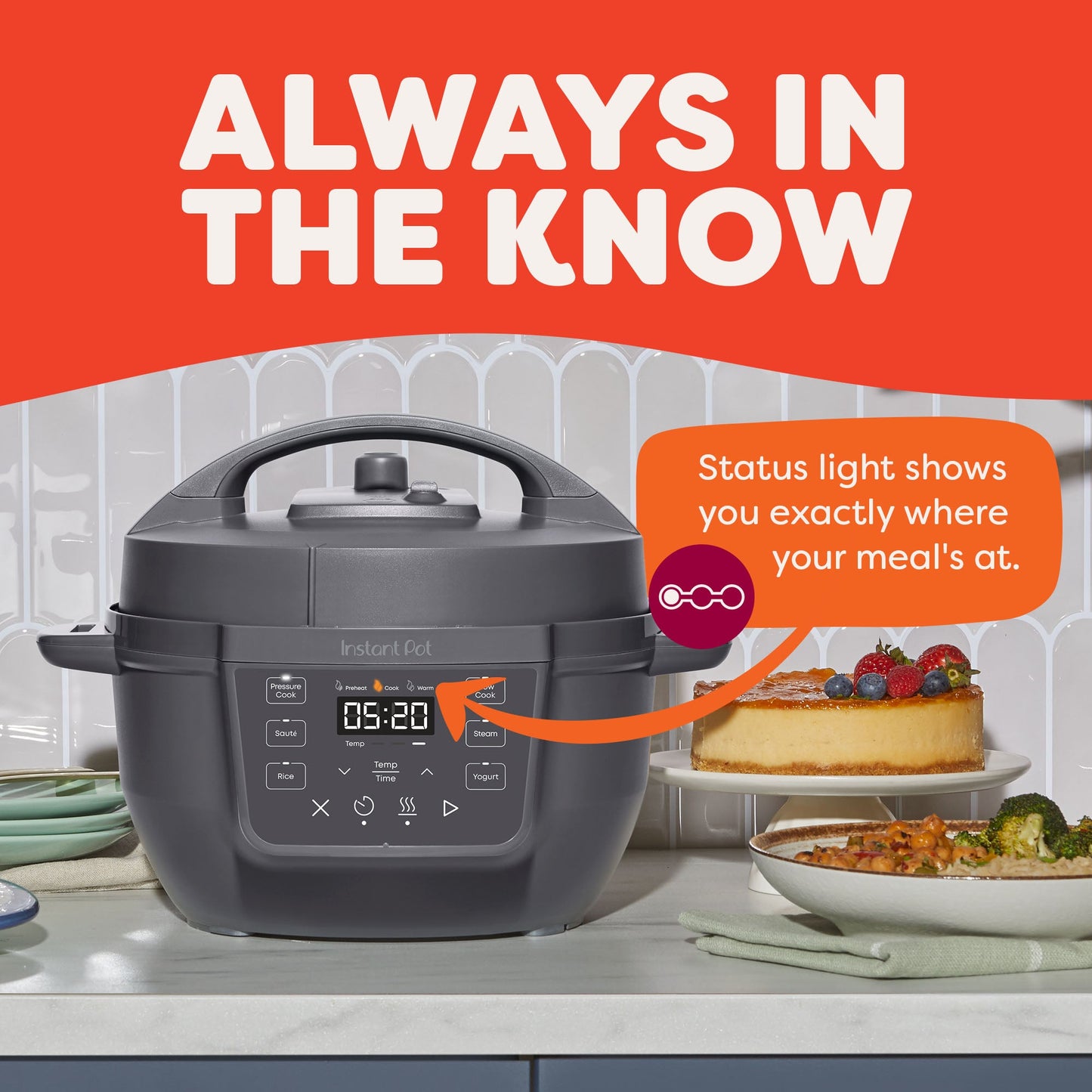 Instant Pot® 4QT RIO™ Mini Multi-Cooker, Truffle