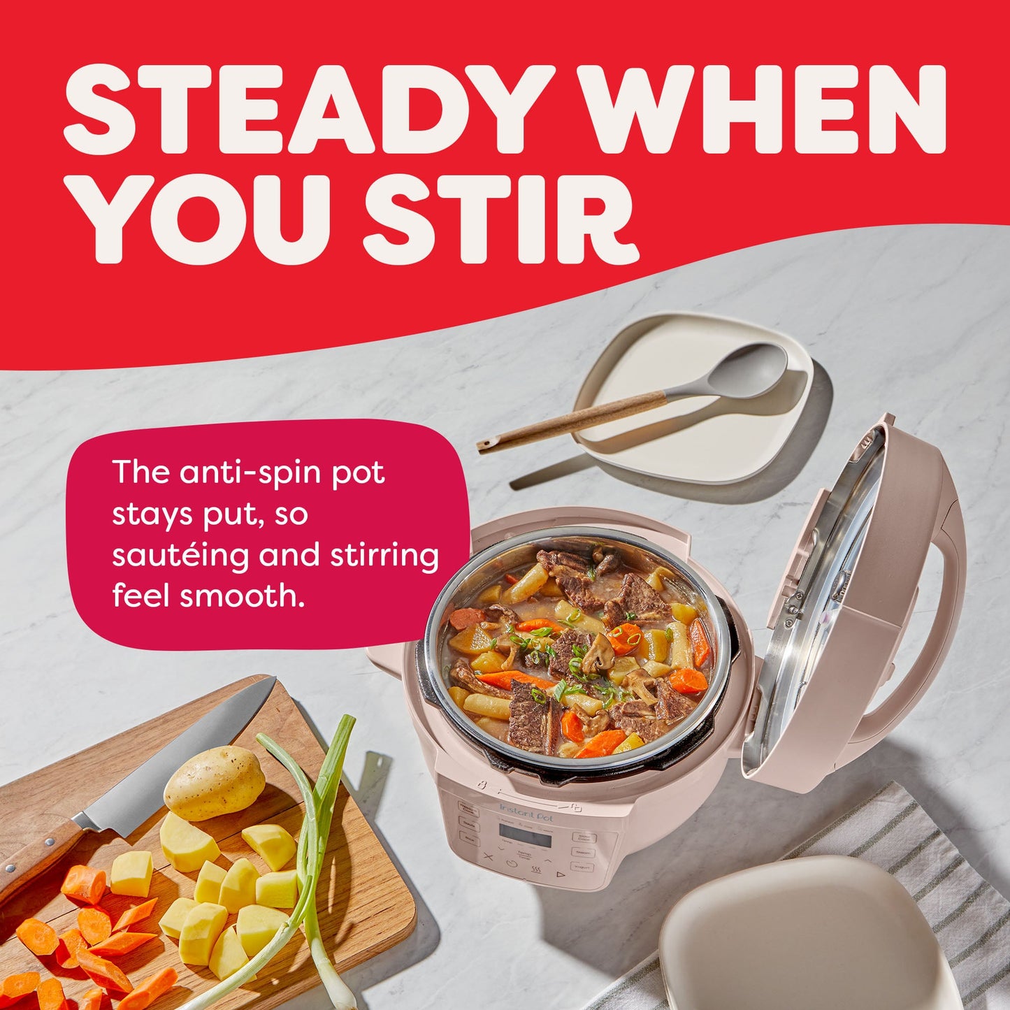 Instant Pot® 4QT RIO™ Mini Multi-Cooker, Rosewater