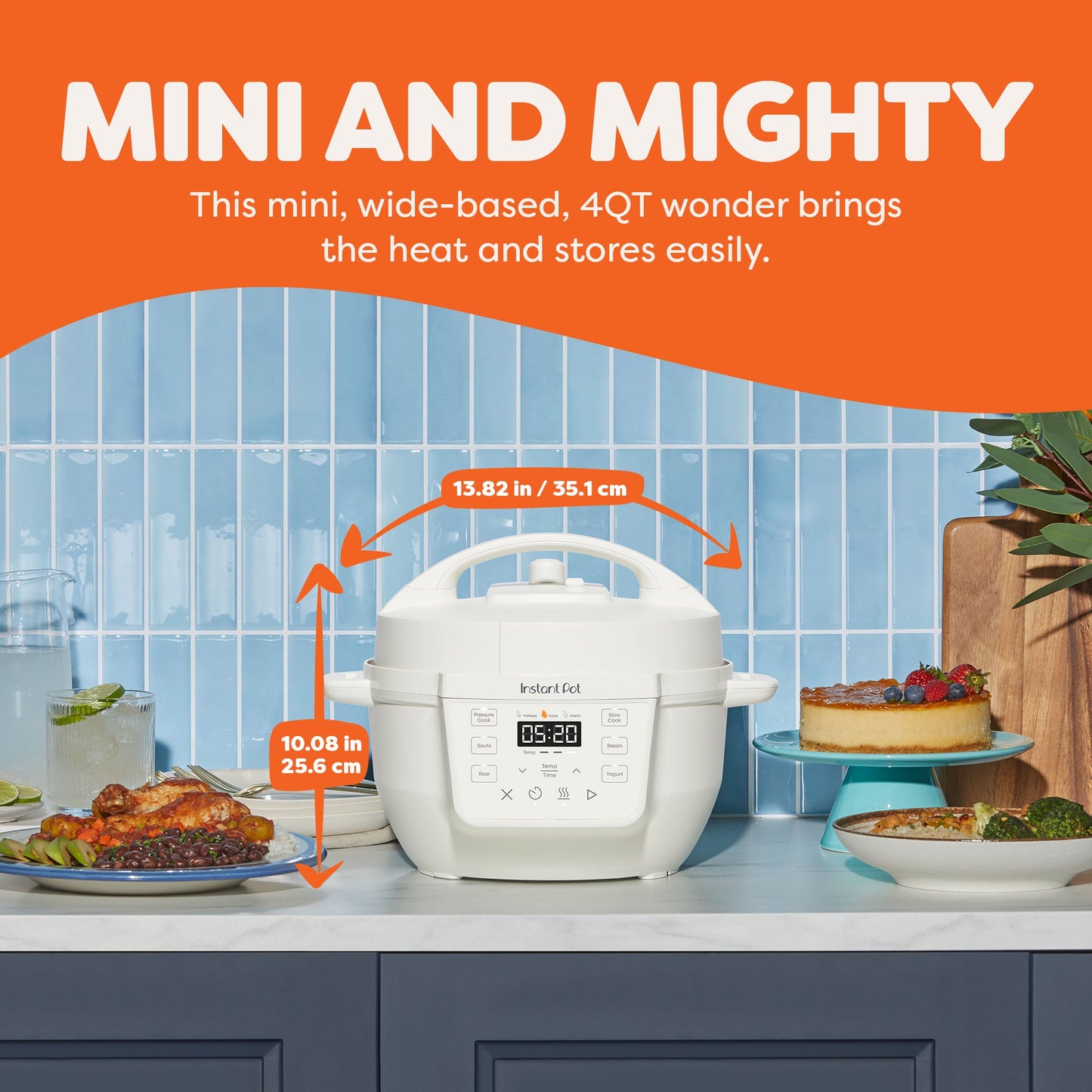Instant Pot® 4QT RIO™ Mini Multi-Cooker, Sea Salt