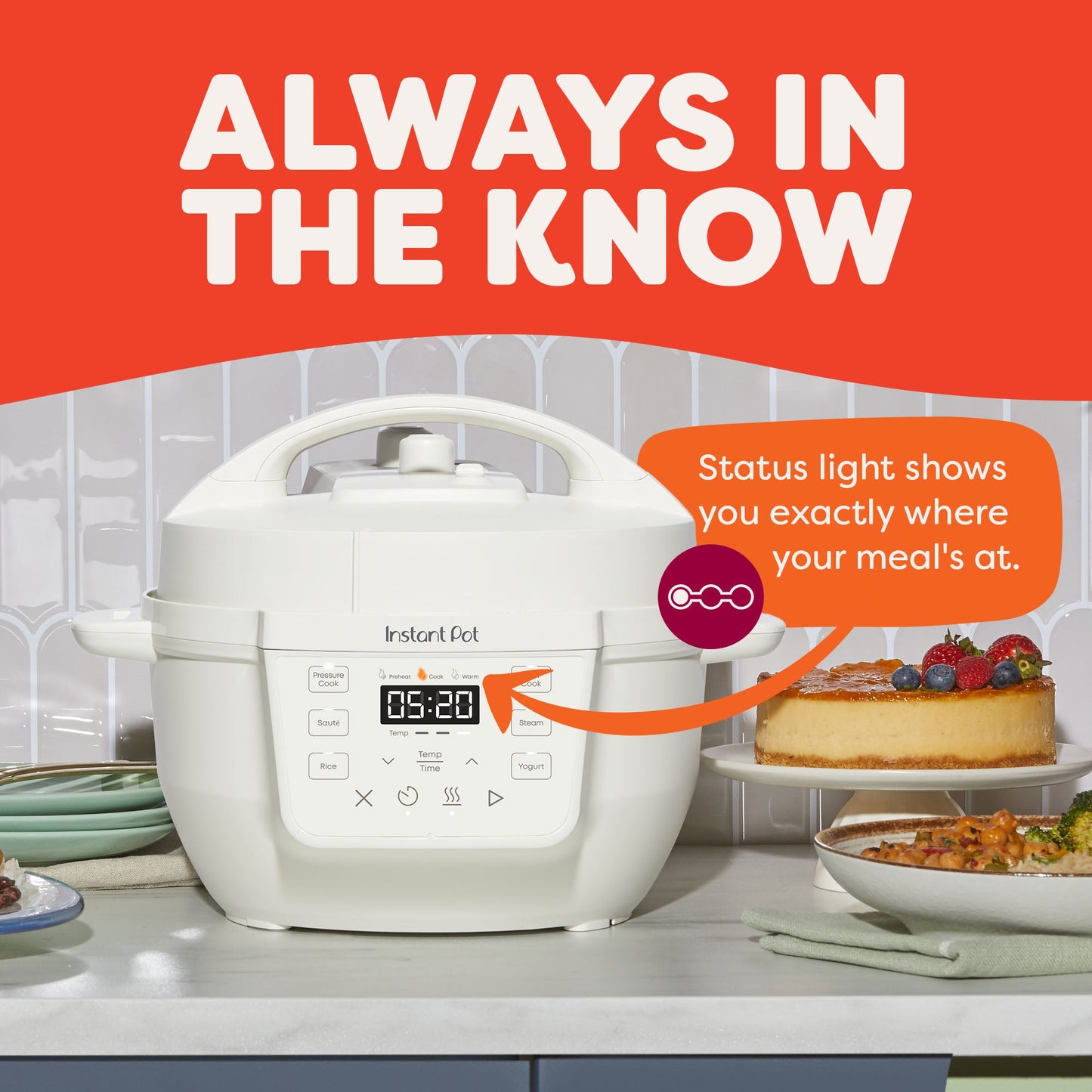 Instant Pot® 4QT RIO™ Mini Multi-Cooker, Sea Salt