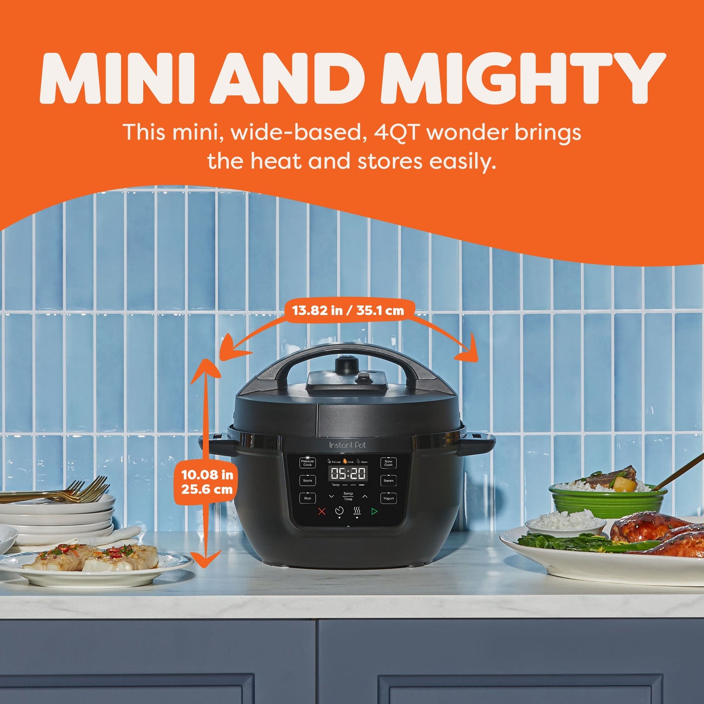 Instant Pot® 4QT RIO™ Mini Multi-Cooker, Black