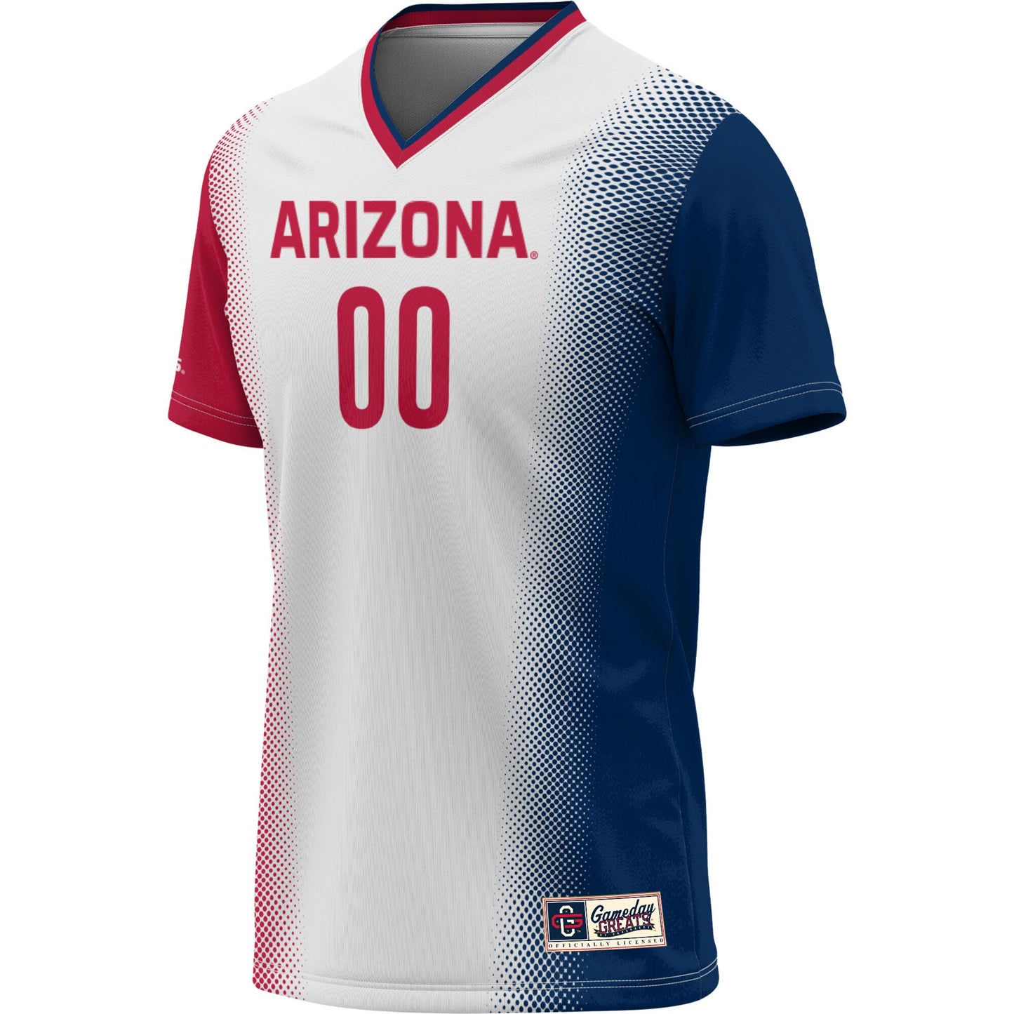 Arizona Wildcats GameDay Greats Youth Lightweight Pick-A-Player NIL Women's Soccer Jersey - White