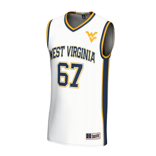 West Virginia Mountaineers GameDay Greats Youth Lightweight Collegiate Basketball Fashion Jersey - White