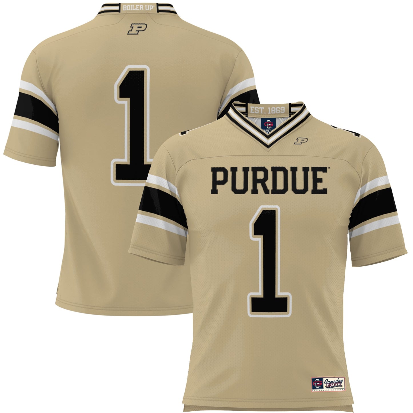 #1 Purdue Boilermakers GameDay Greats Youth Endzone Football Jersey - White