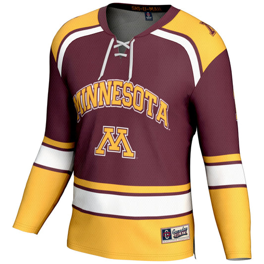 #1 Minnesota Golden Gophers GameDay Greats Youth Hockey Jersey - Maroon