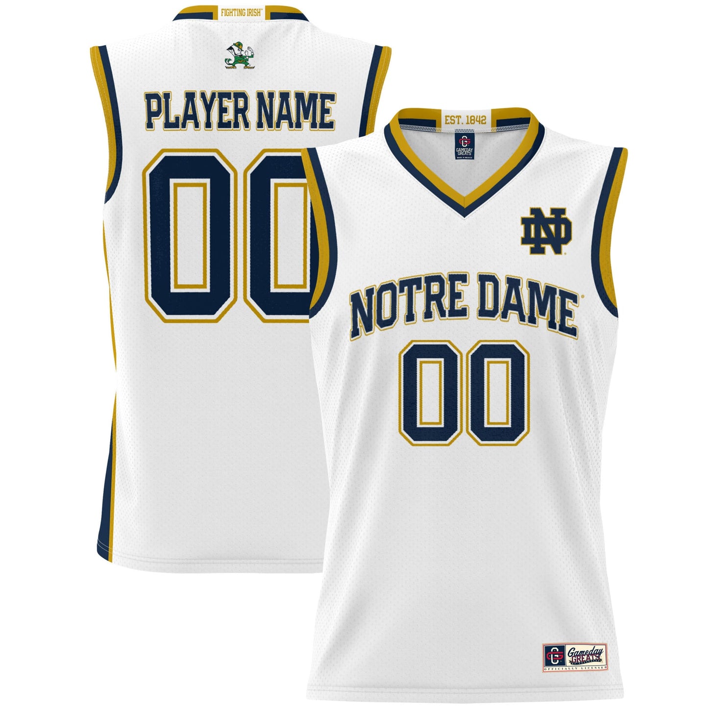 Notre Dame Fighting Irish GameDay Greats Youth NIL Pick-A-Player Lightweight Women's Basketball Jersey - Black