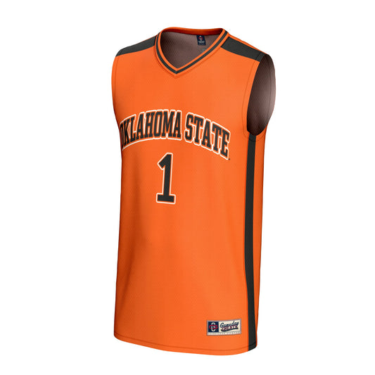 #1 Oklahoma State Cowboys GameDay Greats Youth Lightweight Collegiate Basketball Fashion Jersey - Orange
