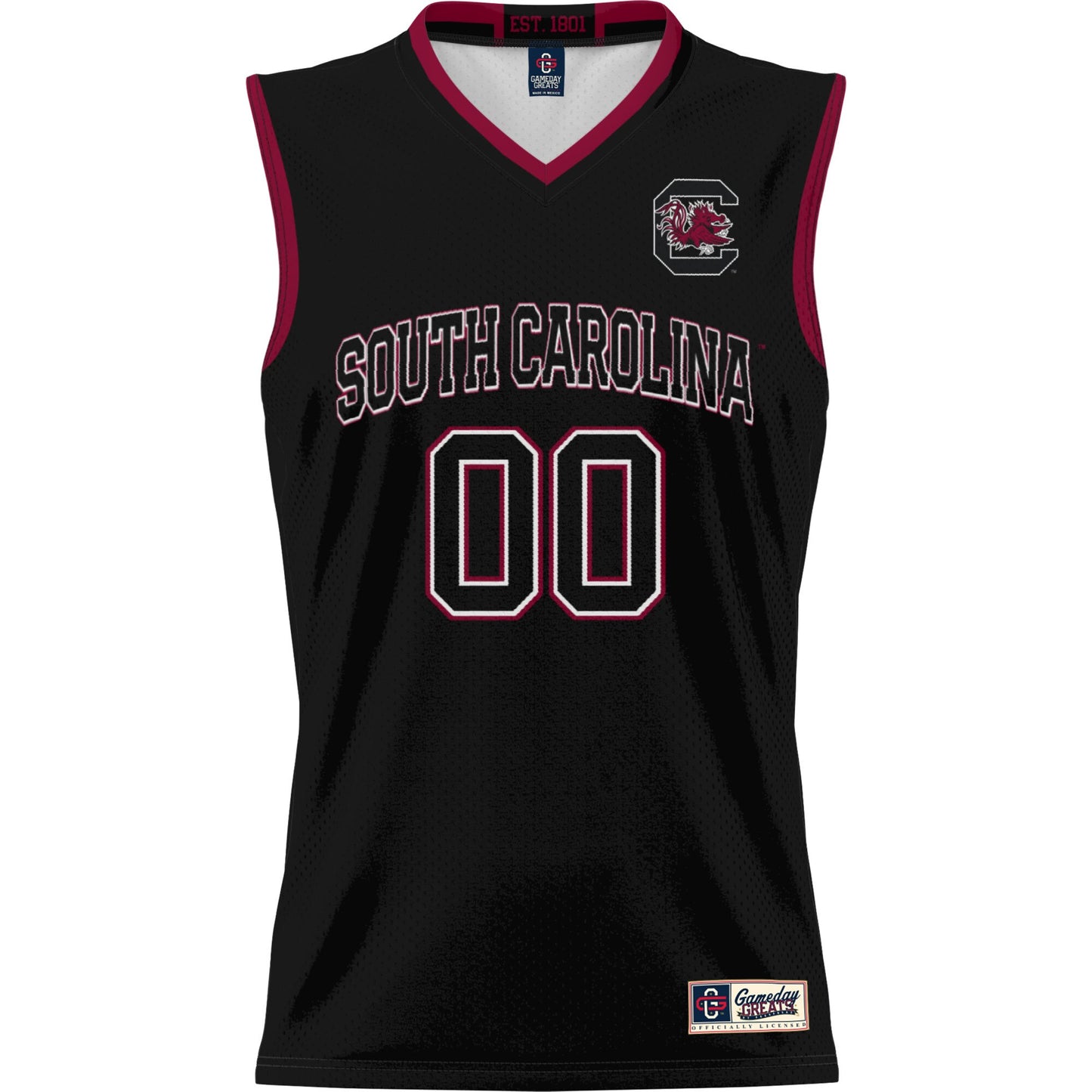 South Carolina Gamecocks GameDay Greats Unisex Lightweight NIL Pick-A-Player Basketball Jersey - Black